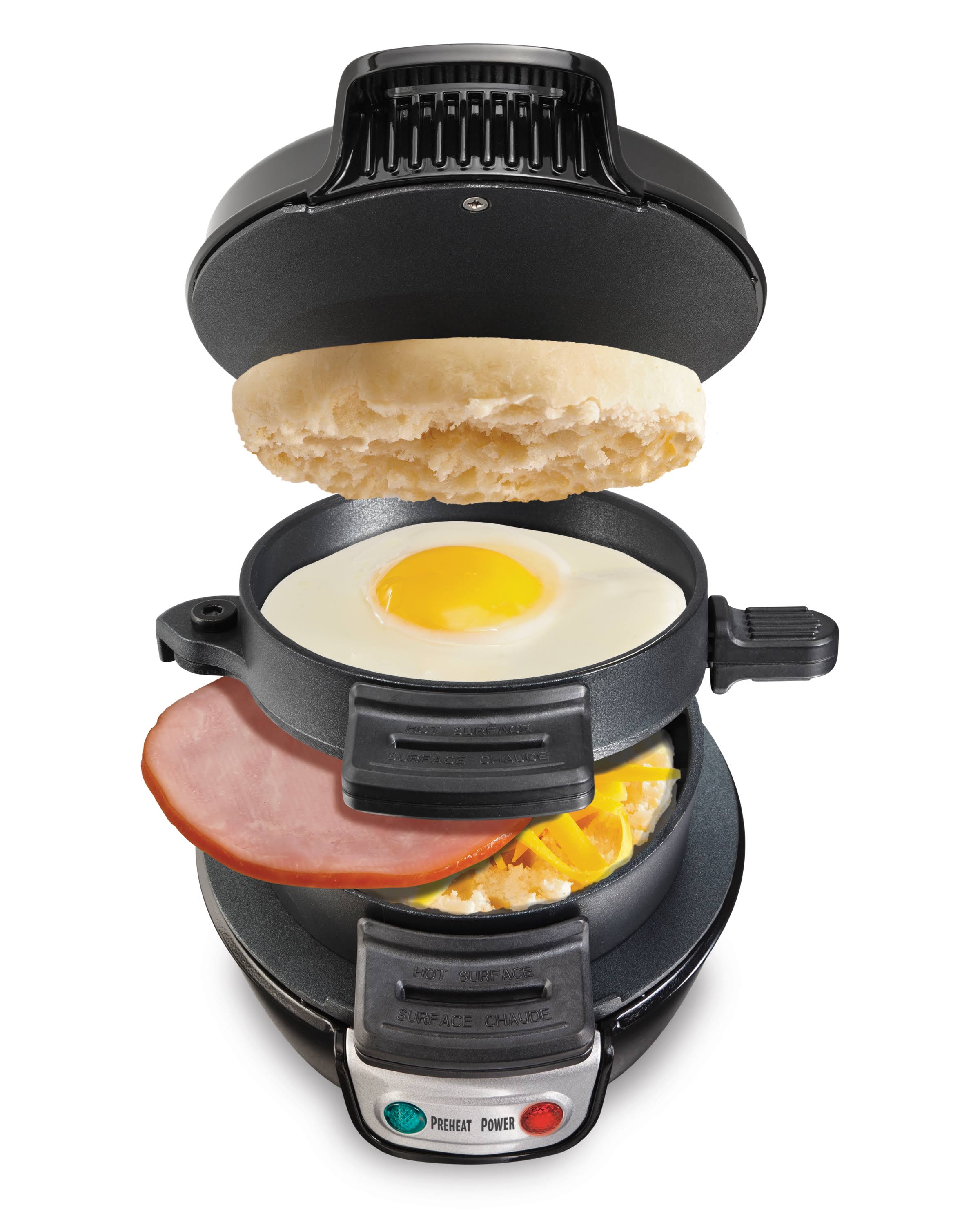 Hamilton Beach 25477 Black Breakfast Sandwich Maker