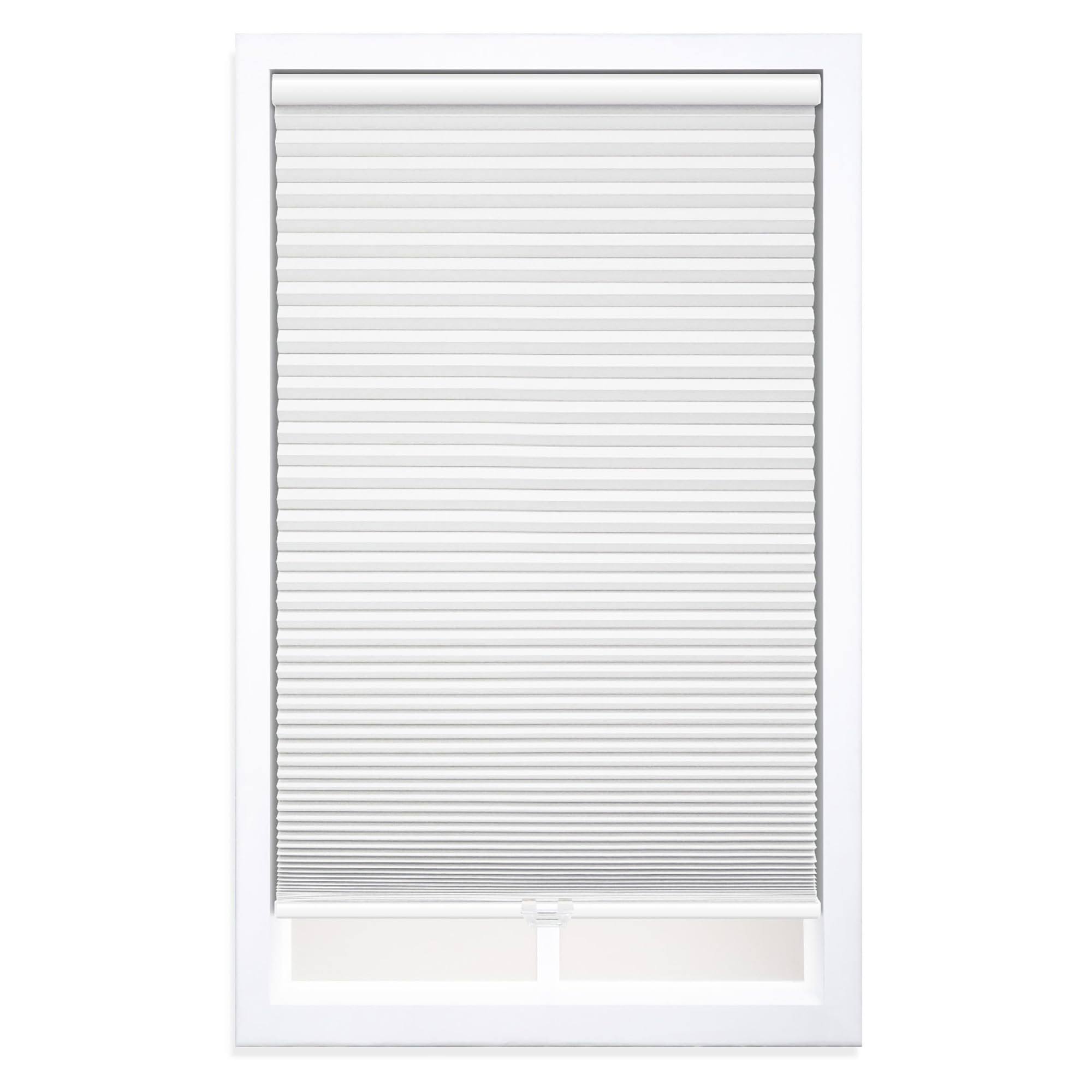 White Cordless Blackout Cellular Shade - 27 in. W x 64 in. L