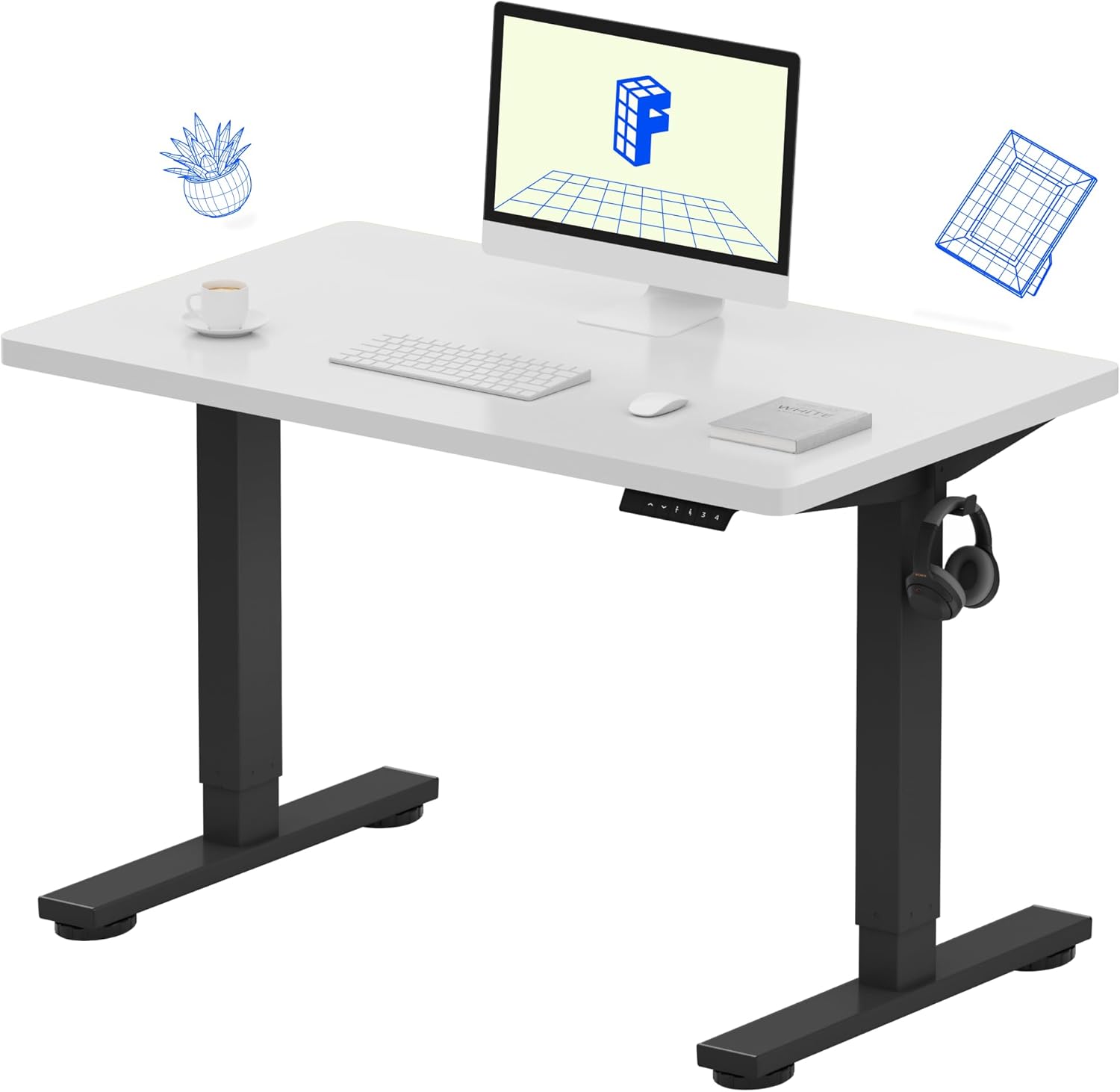 FLEXISPOT EN1 Whole-Piece Standing Desk