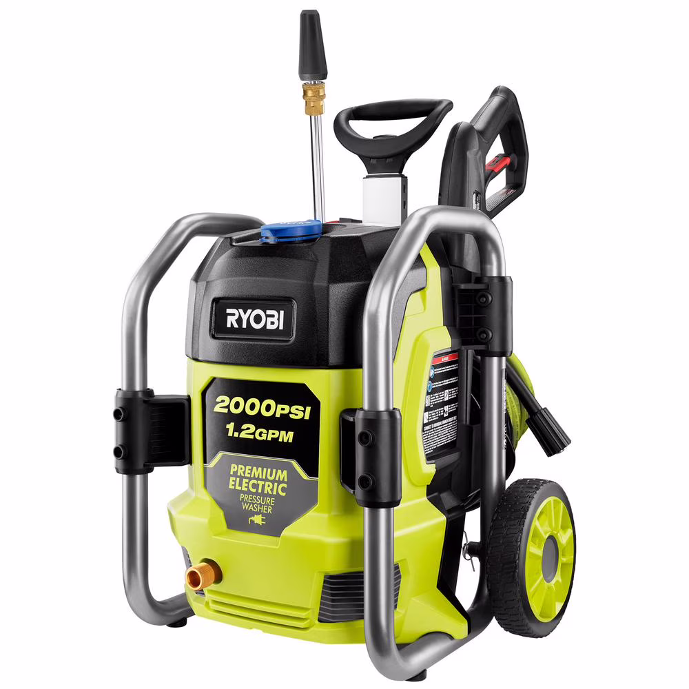 2000 PSI 1.2 GPM Cold Water Electric Pressure Washer