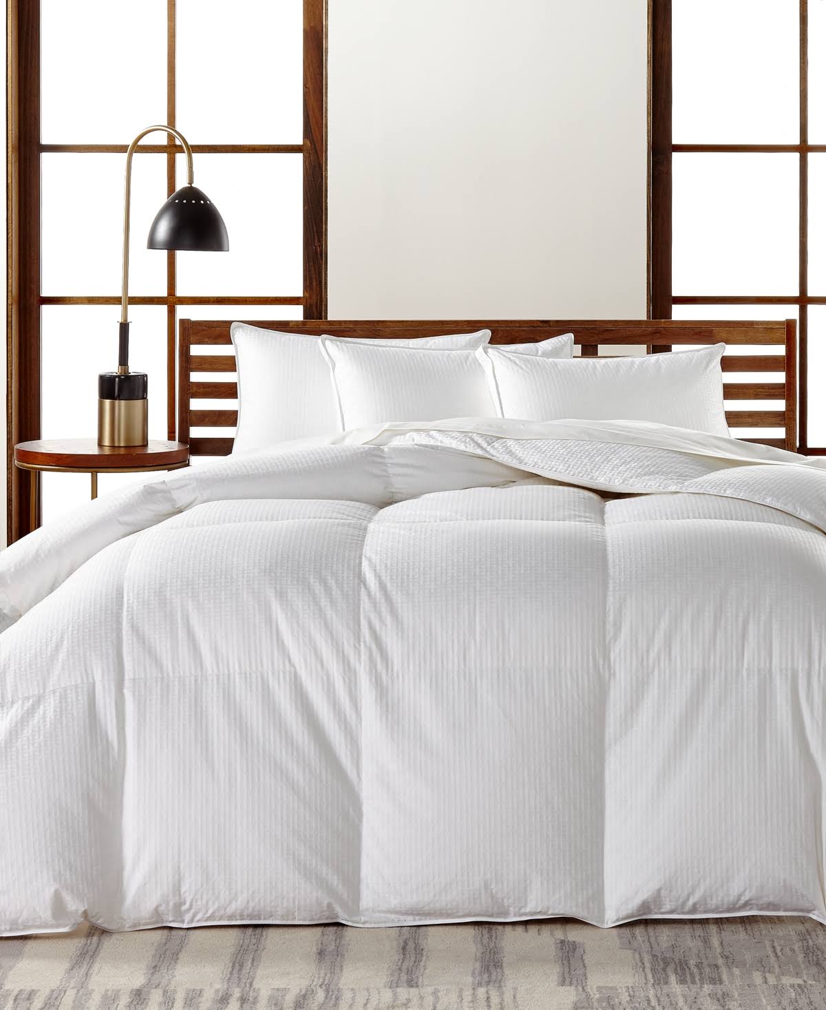 Hotel Collection European White Goose Down Medium Weight Twin Comforter, Hypoallergenic Ultraclean Down