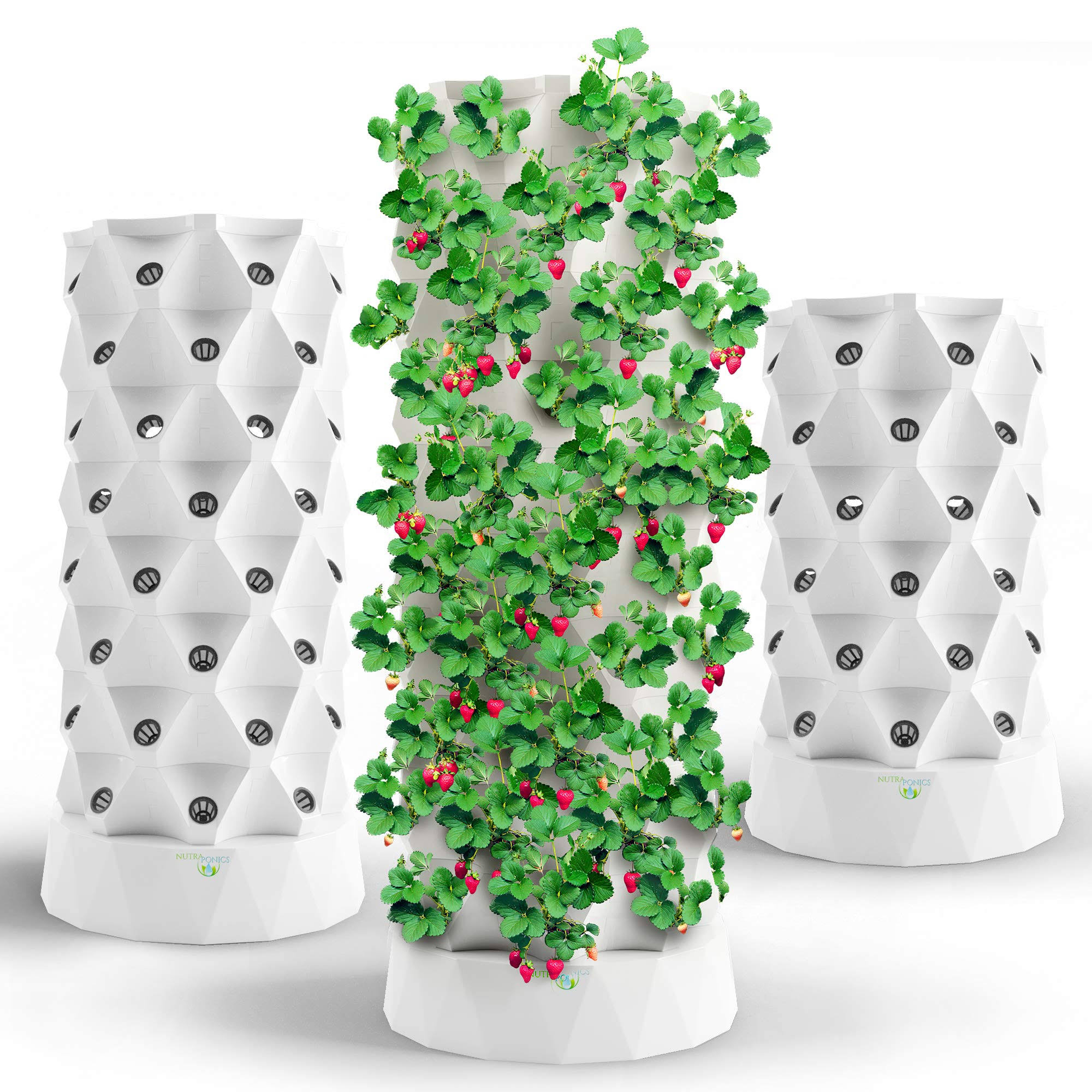 Hydroponics Tower Aquaponics Grow System | Garden Tower for Indoor & Outdoor - Grow Fresh Herbs, Fruits and Vegetables
