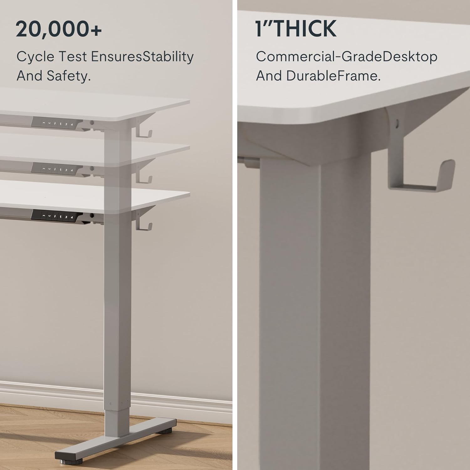 FLEXISPOT EN1 Whole-Piece Standing Desk