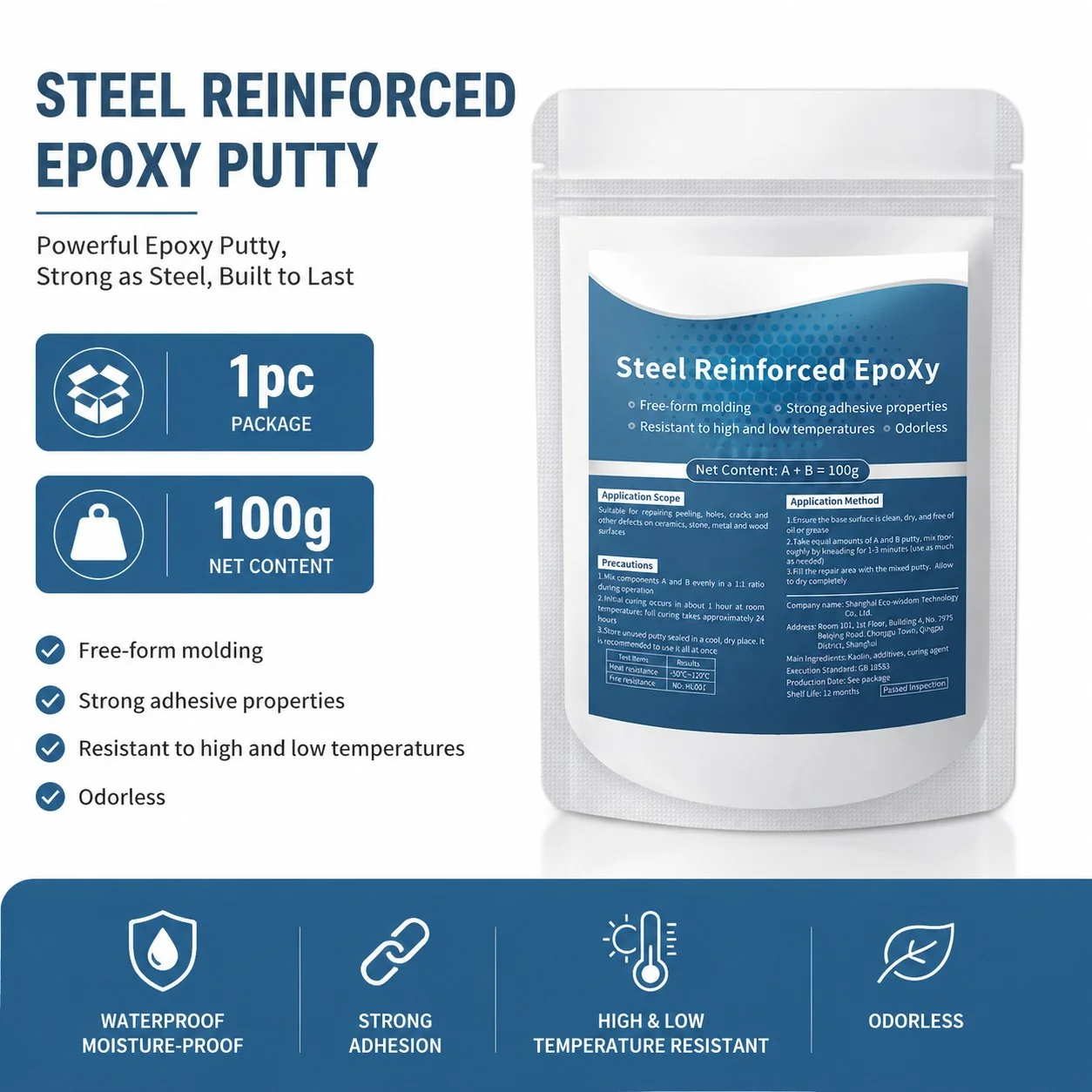 🔥🛠️ High-Strength Multi-Purpose Repair Clay