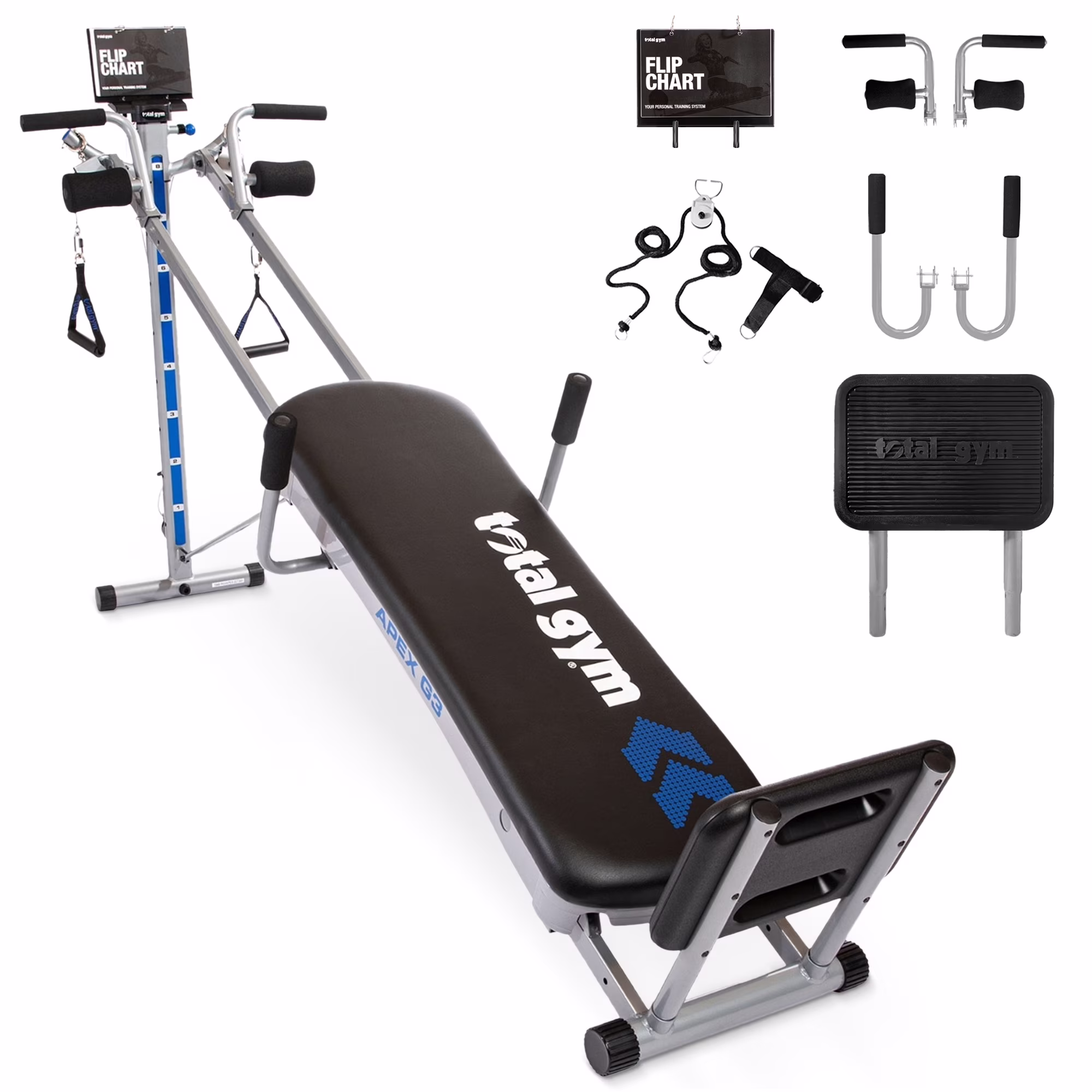 Total Gym APEX G5 Home Fitness Incline Weight Trainer Equipment W/ 10 Resistance Levels