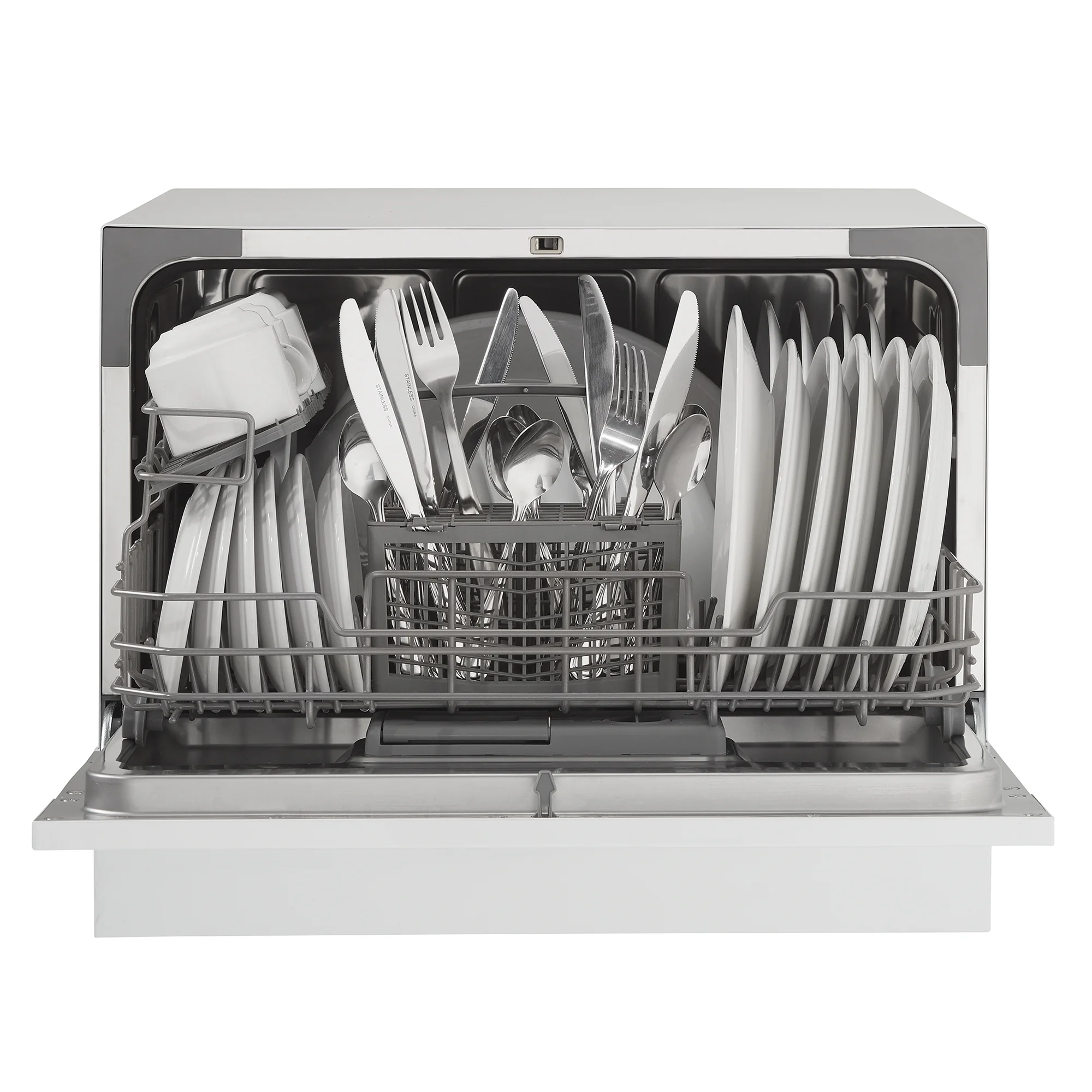 Danby 6 Place Setting Countertop Dishwasher in White (DDW621WDB)