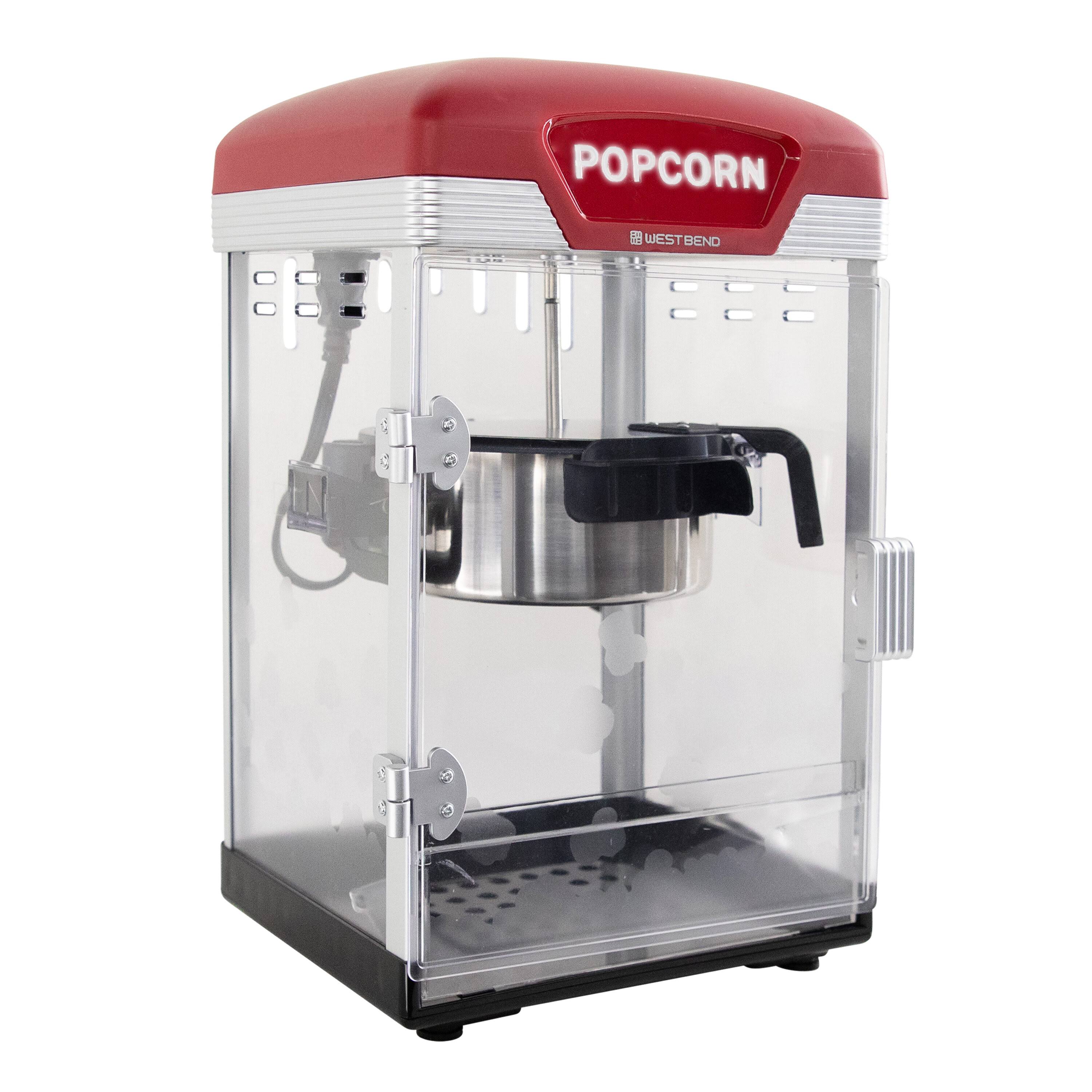 West Bend Theater Crazy 4 Qt. Popcorn Machine Red