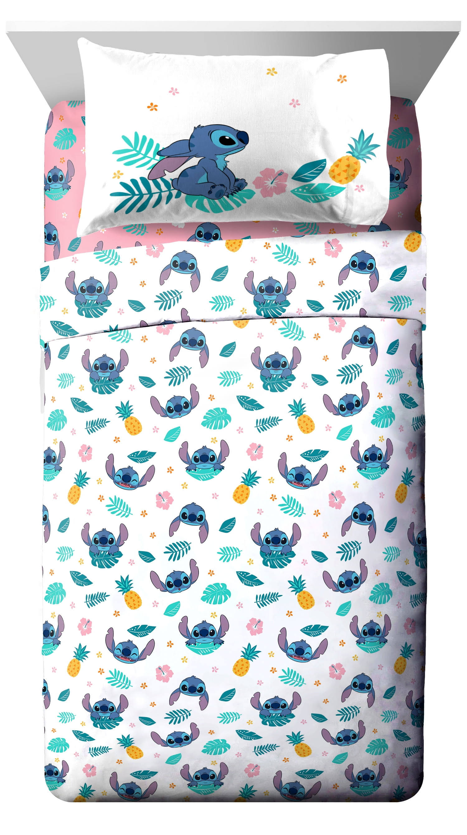 Disney Lilo and Stitch 3 Piece Twin Size Microfiber Sheet Set