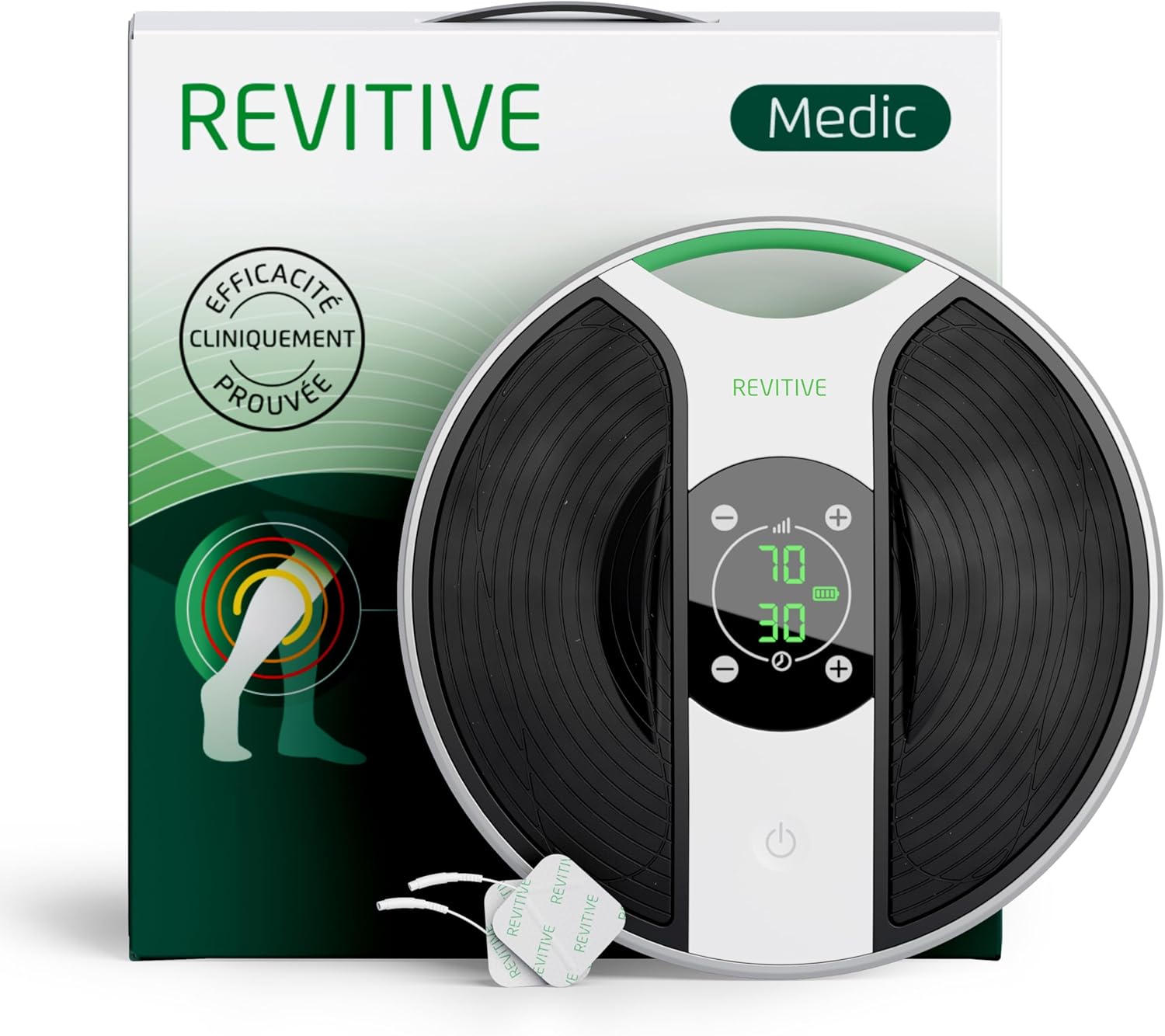 Appareil soulagement jambes douloureuses chevilles gonflées stimulation circulation