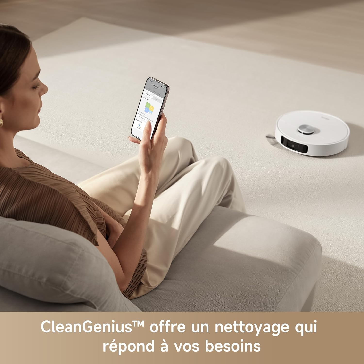 Robot aspirateur laveur L10s Ultra Gen 2 10000Pa MopExtend RoboSwing base automatique mode animaux 32 niveaux eau DuoScrub