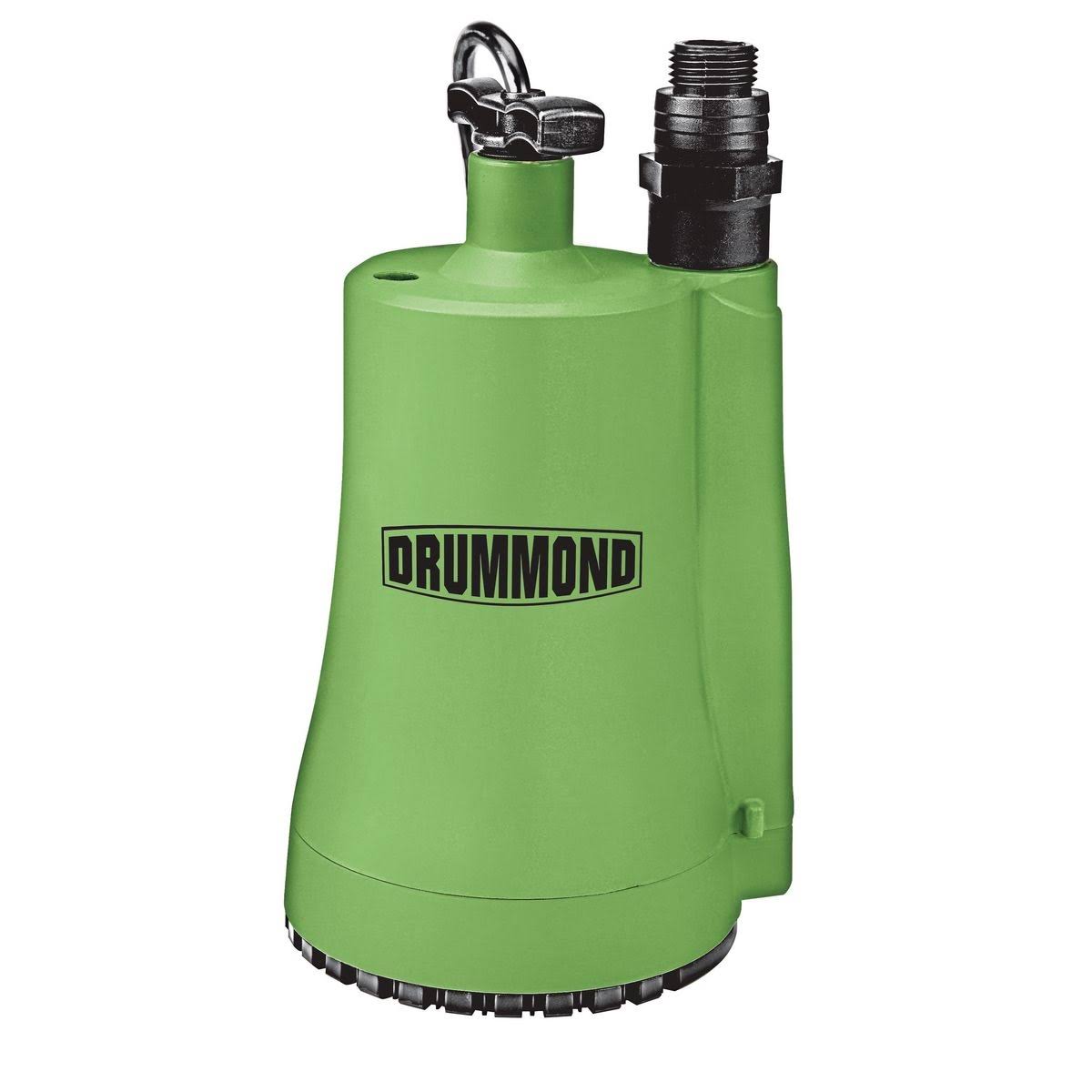 Drummond 63318 1/3 HP Submersible Utility Pump 2000 GPH