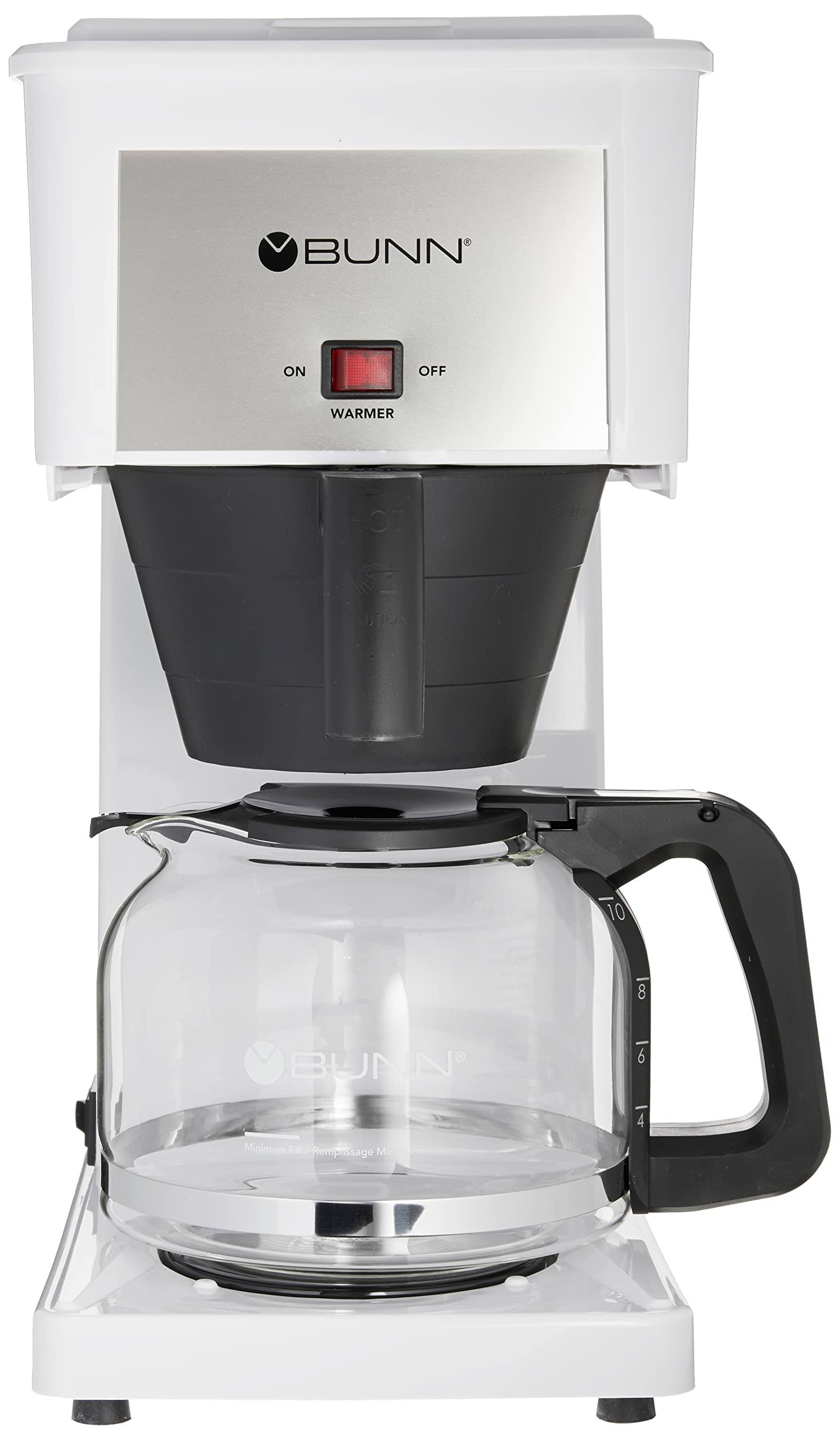 Bunn GRW Velocity Brew 10-Cup Original Home Coffee Maker - White