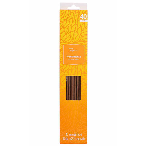 Mainstays Incense Sticks, Frankincense, 40 Pack, Size: 10 Inches Length