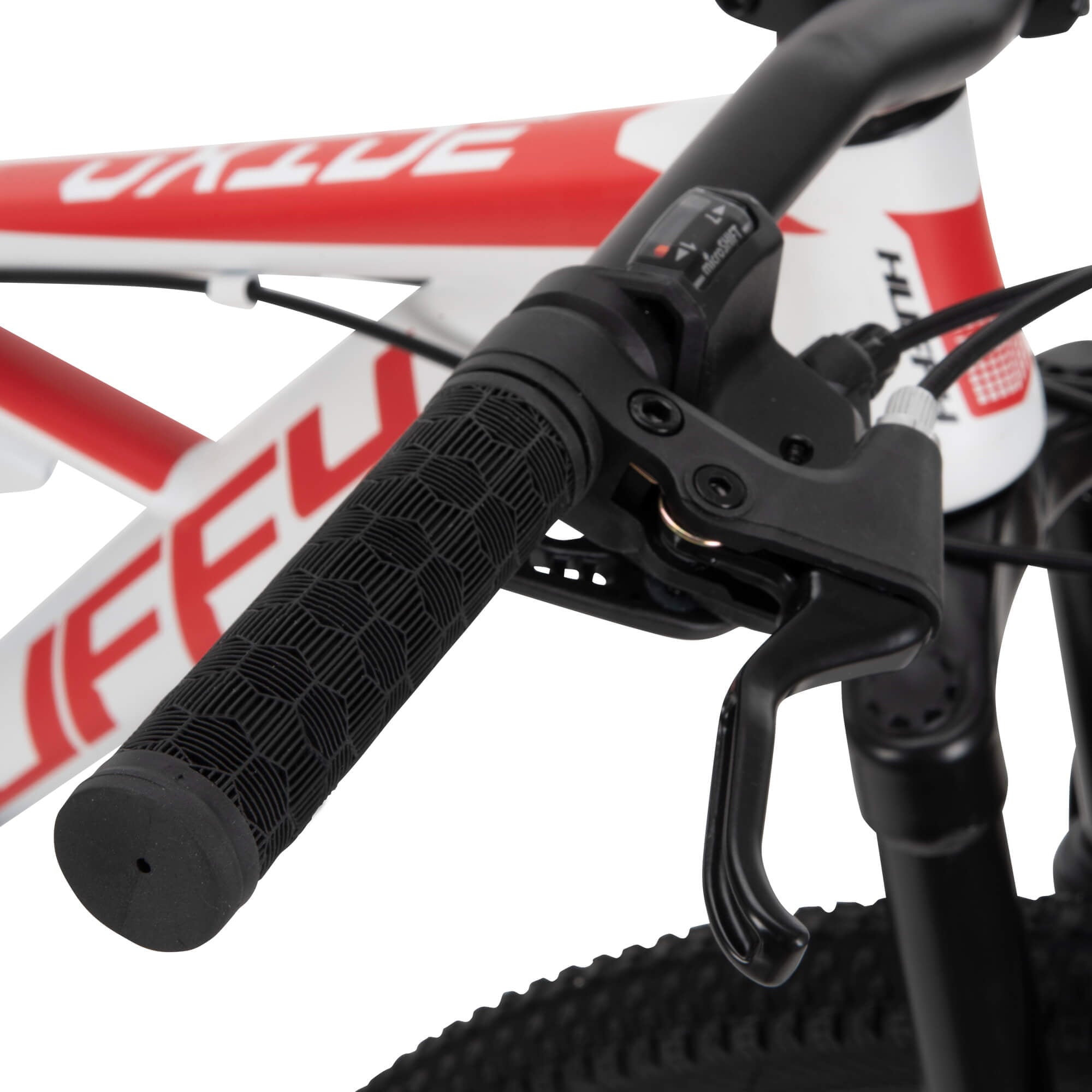 27.5 Inch Oxide Mens Mountain Bike. White - Dual Suspension 21-Speed