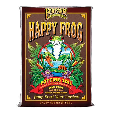 FoxFarm FX14047 Happy Frog Potting Soil, 2 Cu. ft.