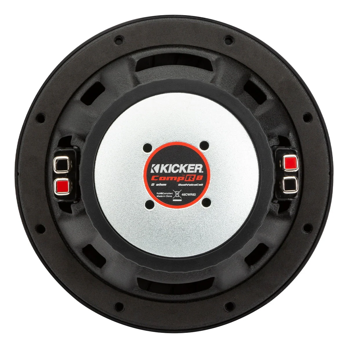 KICKER Compr 8 in Dual 4 Ohm DVC 600W Peak Power Car Audio Subwoofer