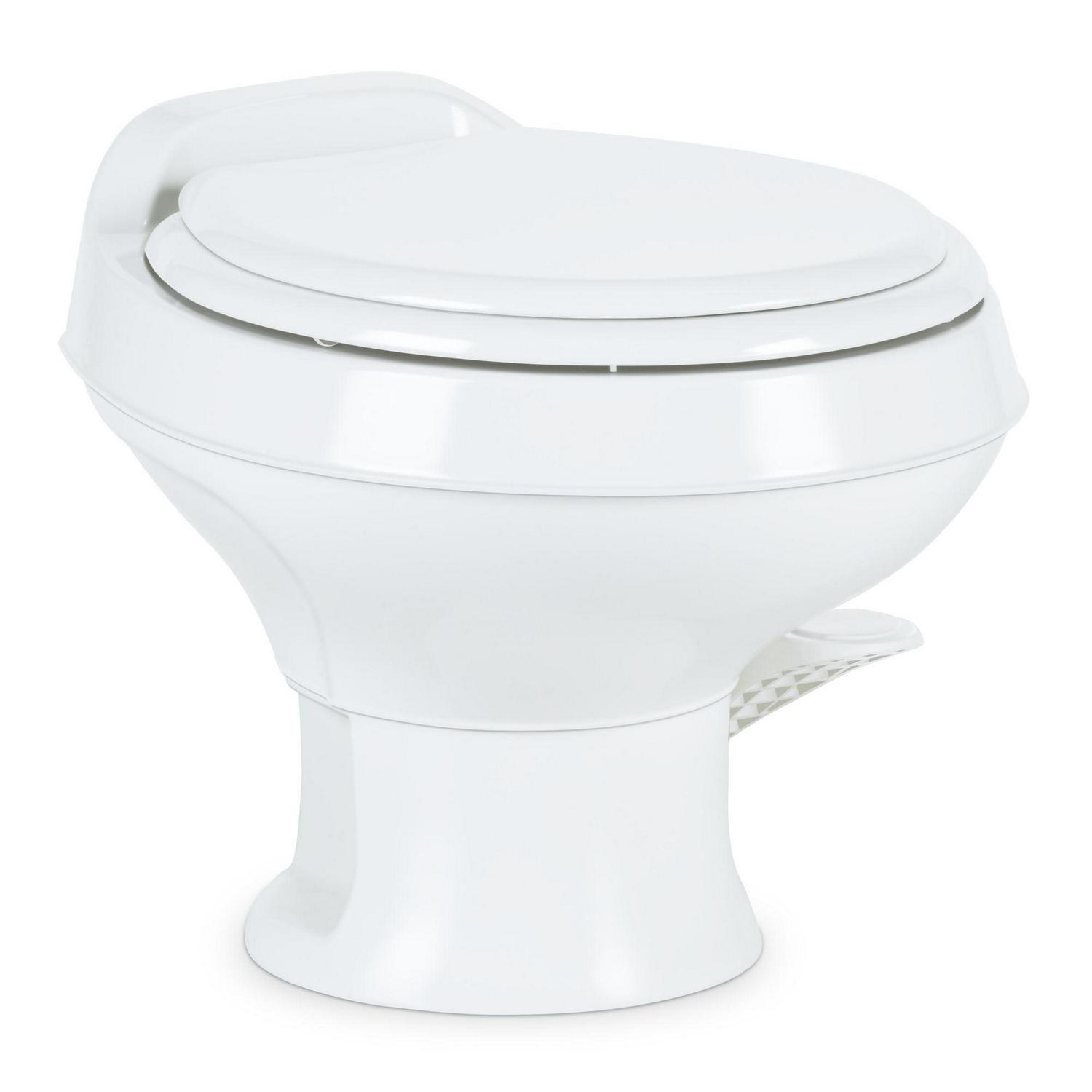 Dometic 302301671. White Plastic 10.3 lb Heavy Duty Toilet. RV Sewer System Accessories