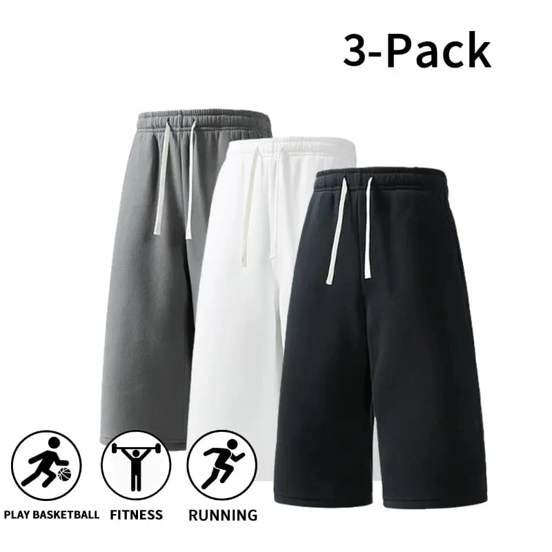 Men’s Athletic Sweat Shorts – Lightweight Drawstring Workout Shorts for Basketball, Running & Gym Training