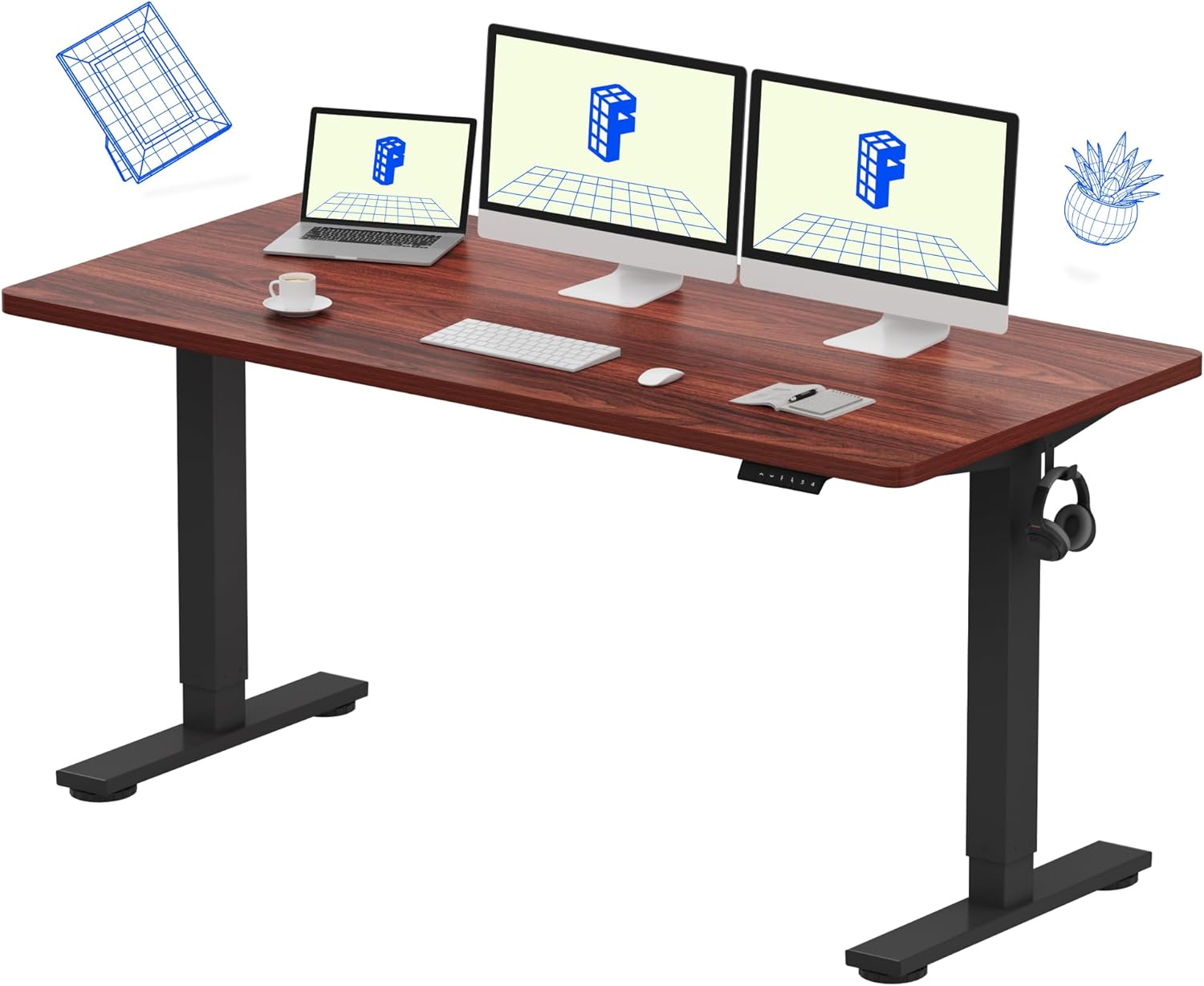 FLEXISPOT EN1 Whole-Piece Standing Desk