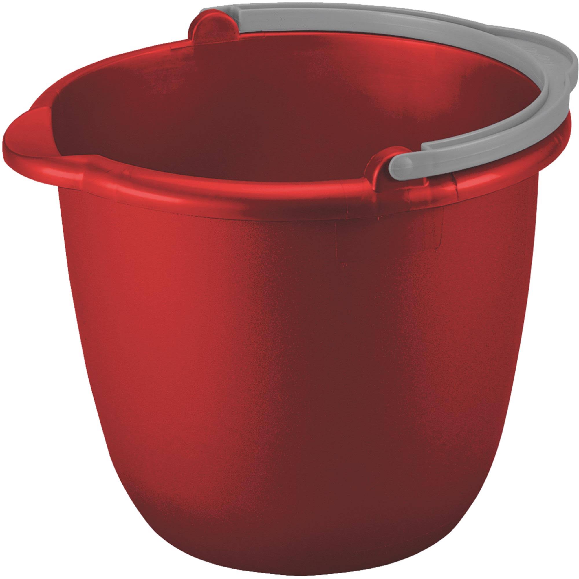 Sterilite 10 Quart Red Spout Pail