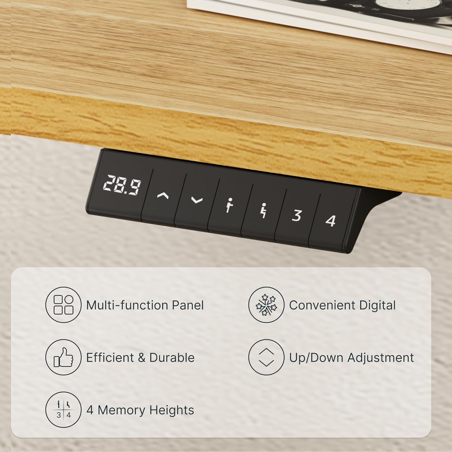 FLEXISPOT EN1 Whole-Piece Standing Desk