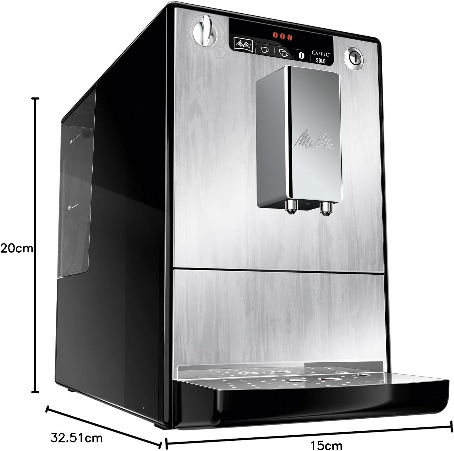 Machine café expresso Caffeo Solo acier 12 L