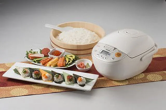 Zojirushi NL - AAC10CA 5.5 Cup (Uncooked) Micom Rice Cooker & Warmer, Beige, Made in Japan
