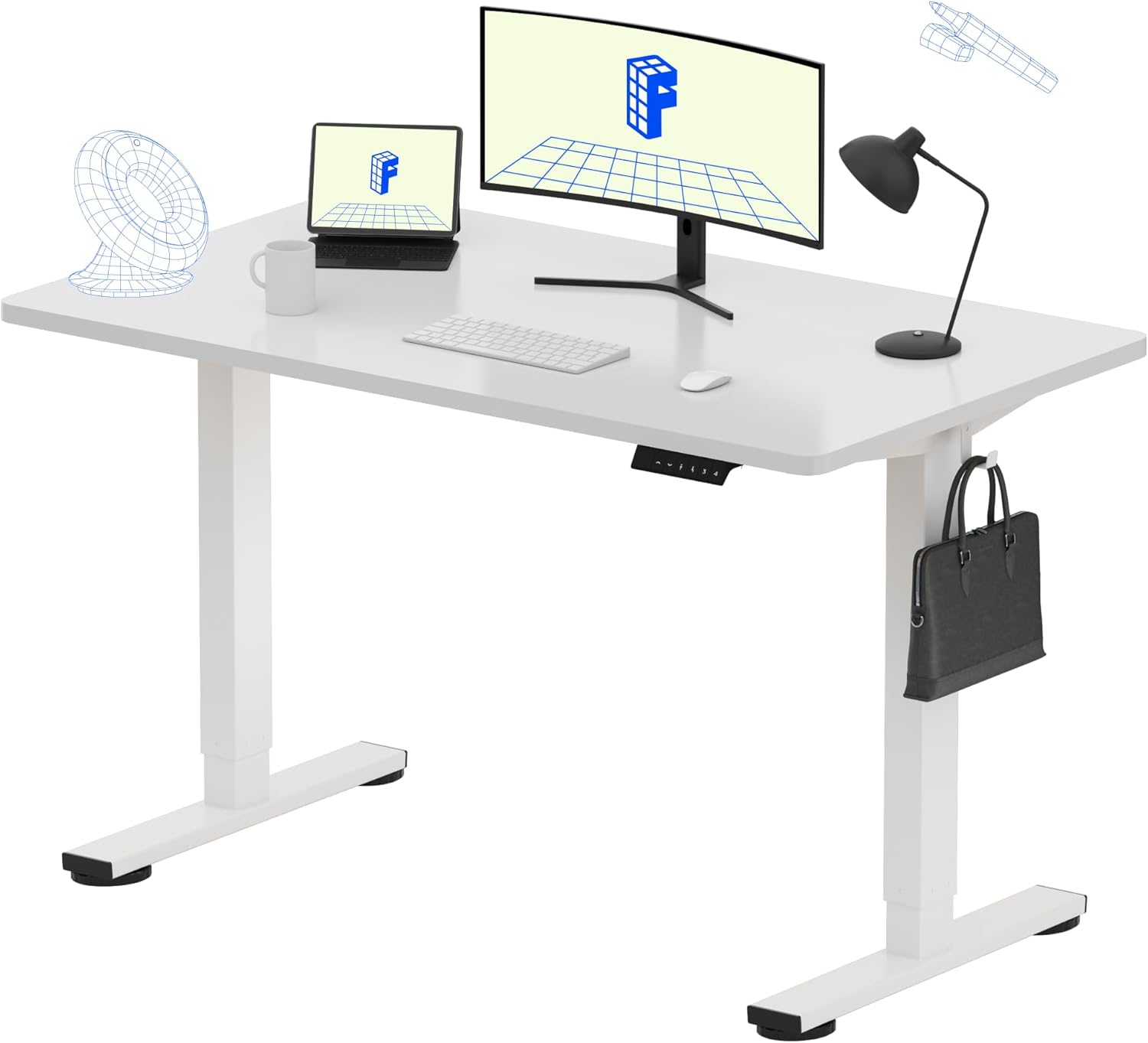 FLEXISPOT EN1 Whole-Piece Standing Desk