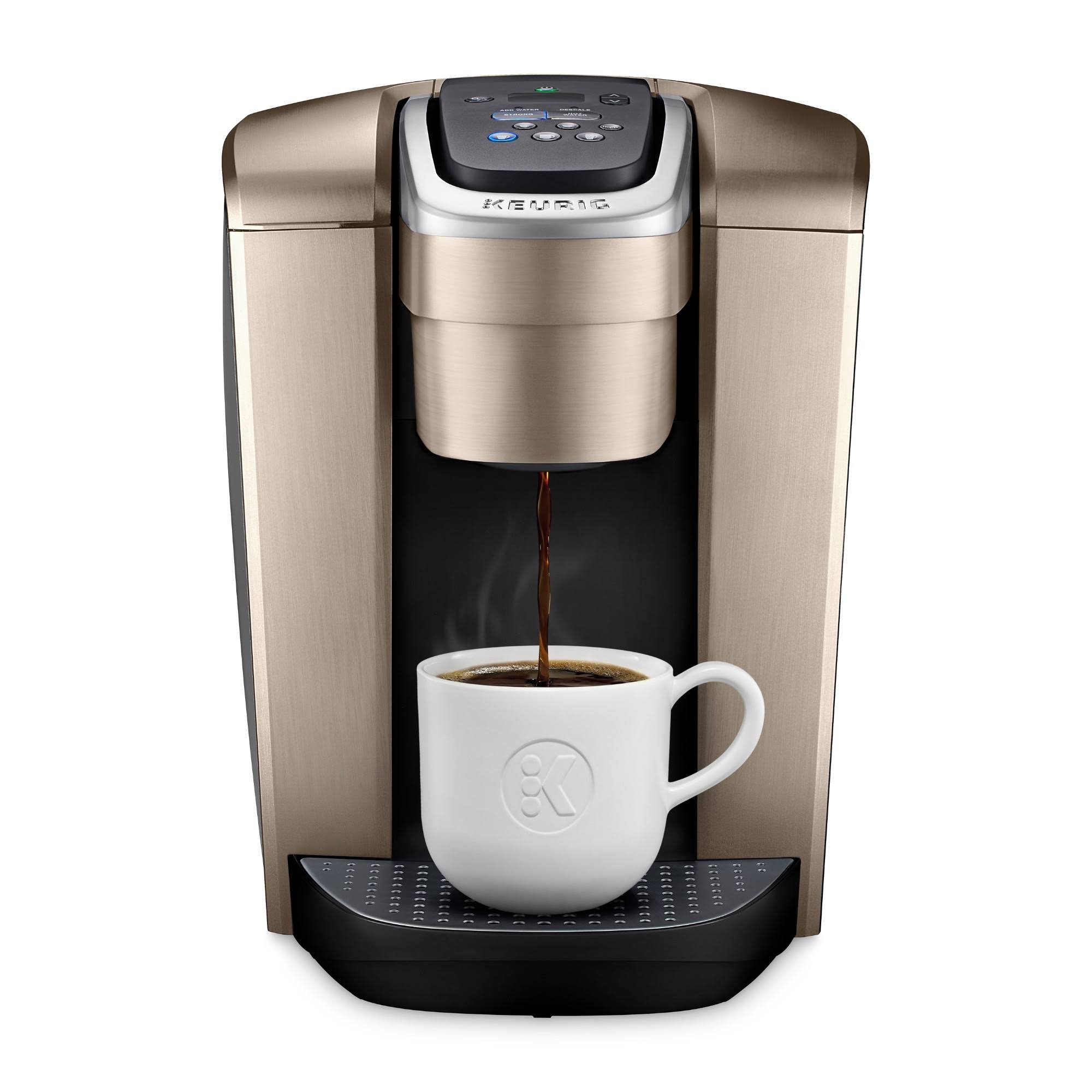 Keurig K-Elite Single Serve K-Cup Pod Coffee Maker, Brushed Gold