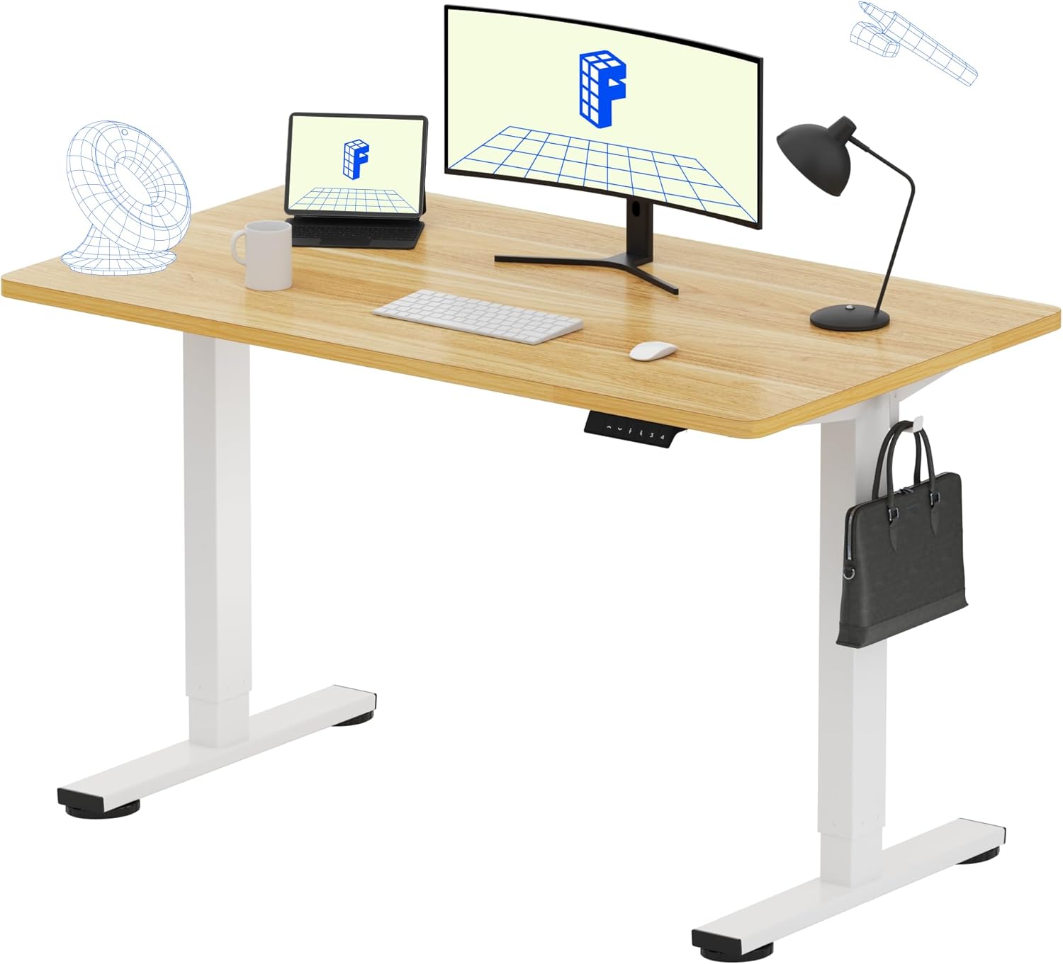 FLEXISPOT EN1 Whole-Piece Standing Desk