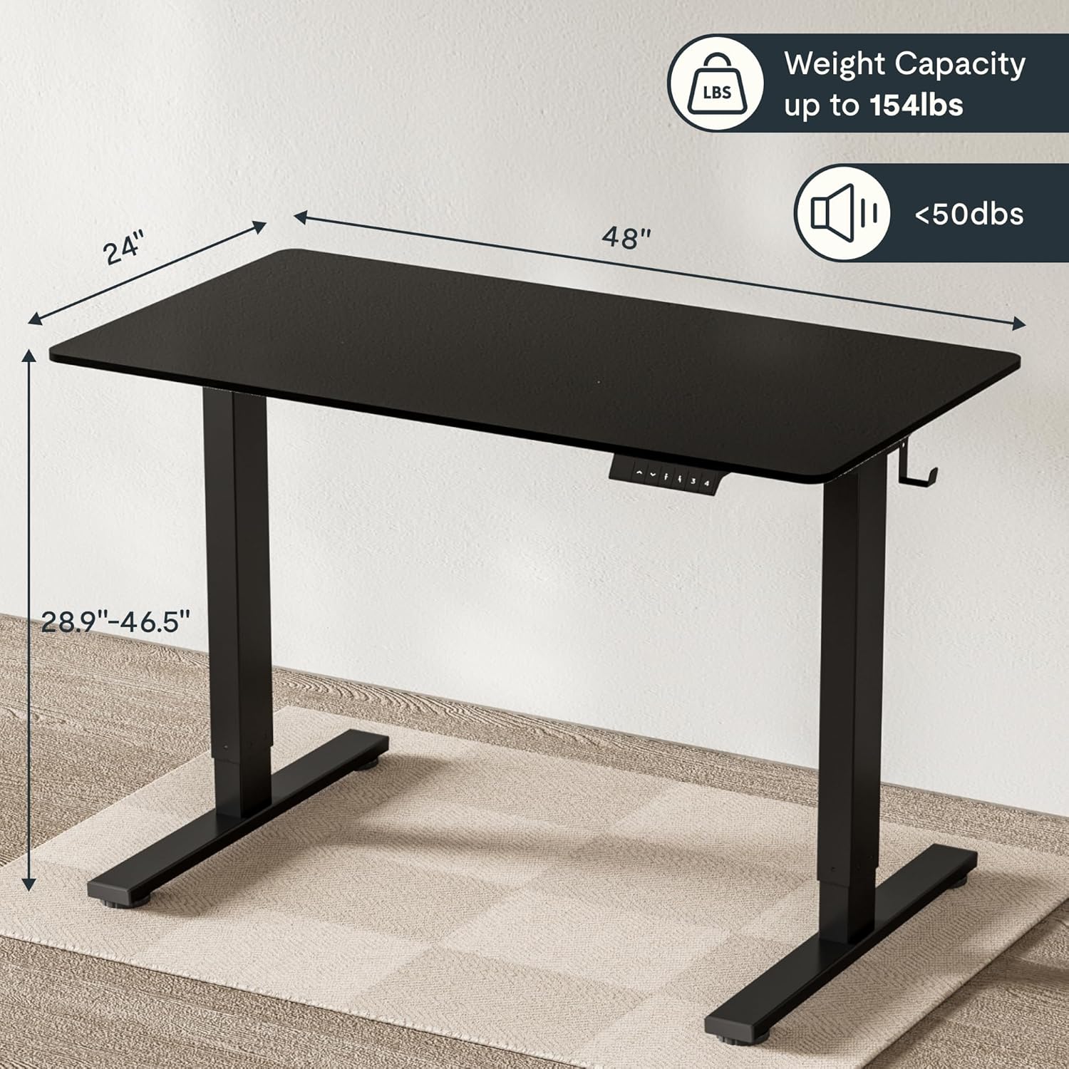FLEXISPOT EN1 Whole-Piece Standing Desk