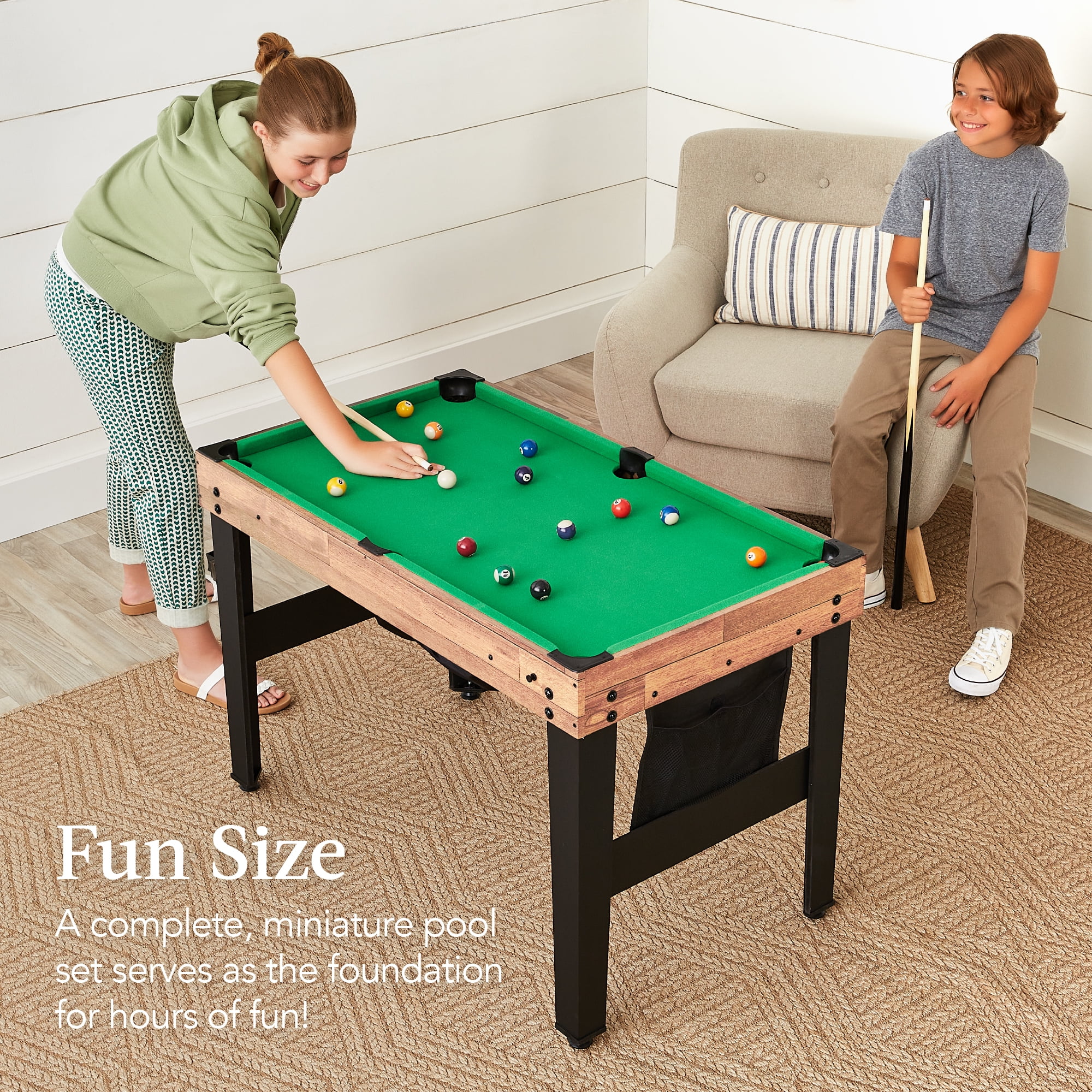 Best Choice Products 13 - in - 1 Combo Game Table Set W/ Ping Pong, Foosball, Basketball, Hockey, Archery - Natural