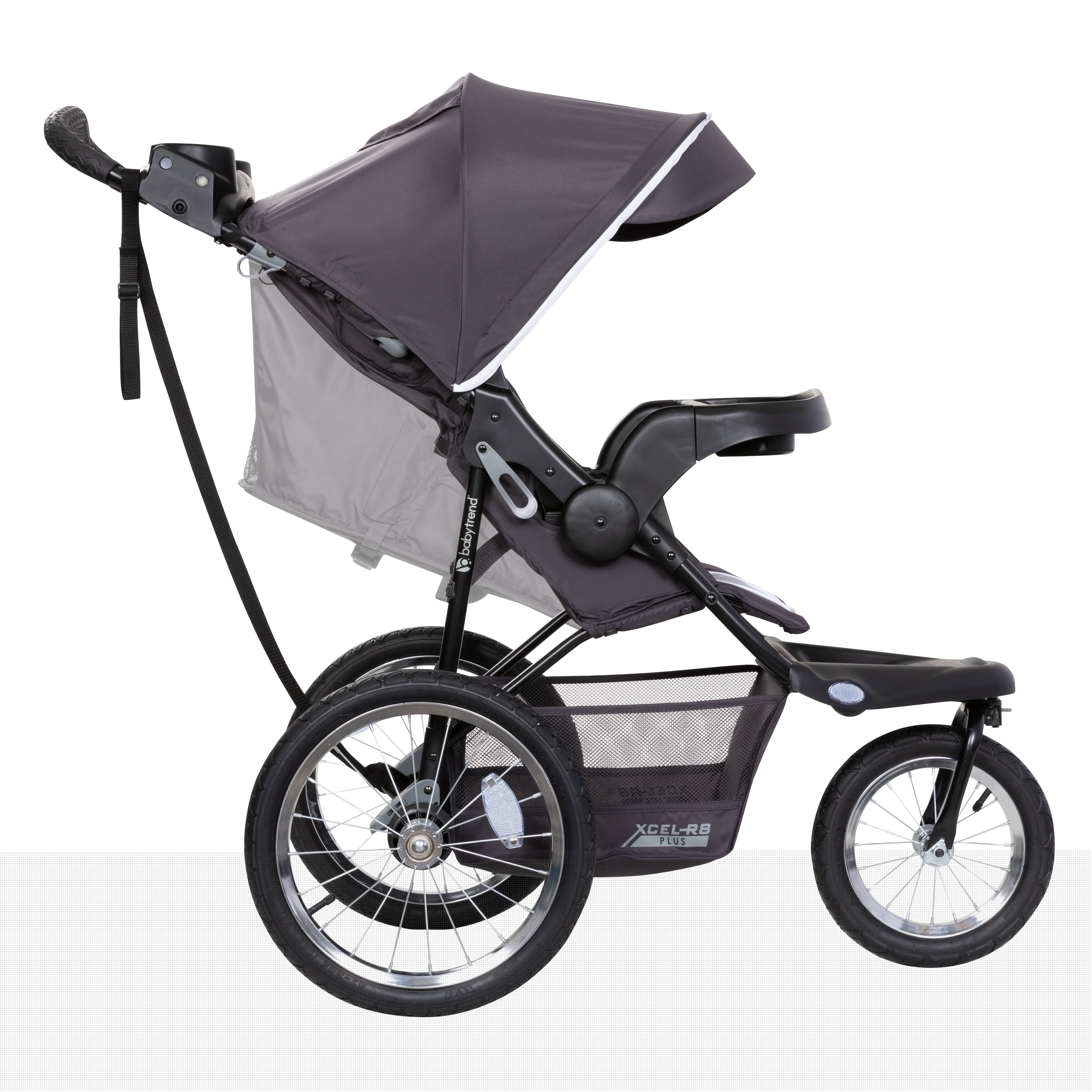 Baby Trend Xcel - R8 Plus Jogging Stroller with LED Lights. Liberty Grey