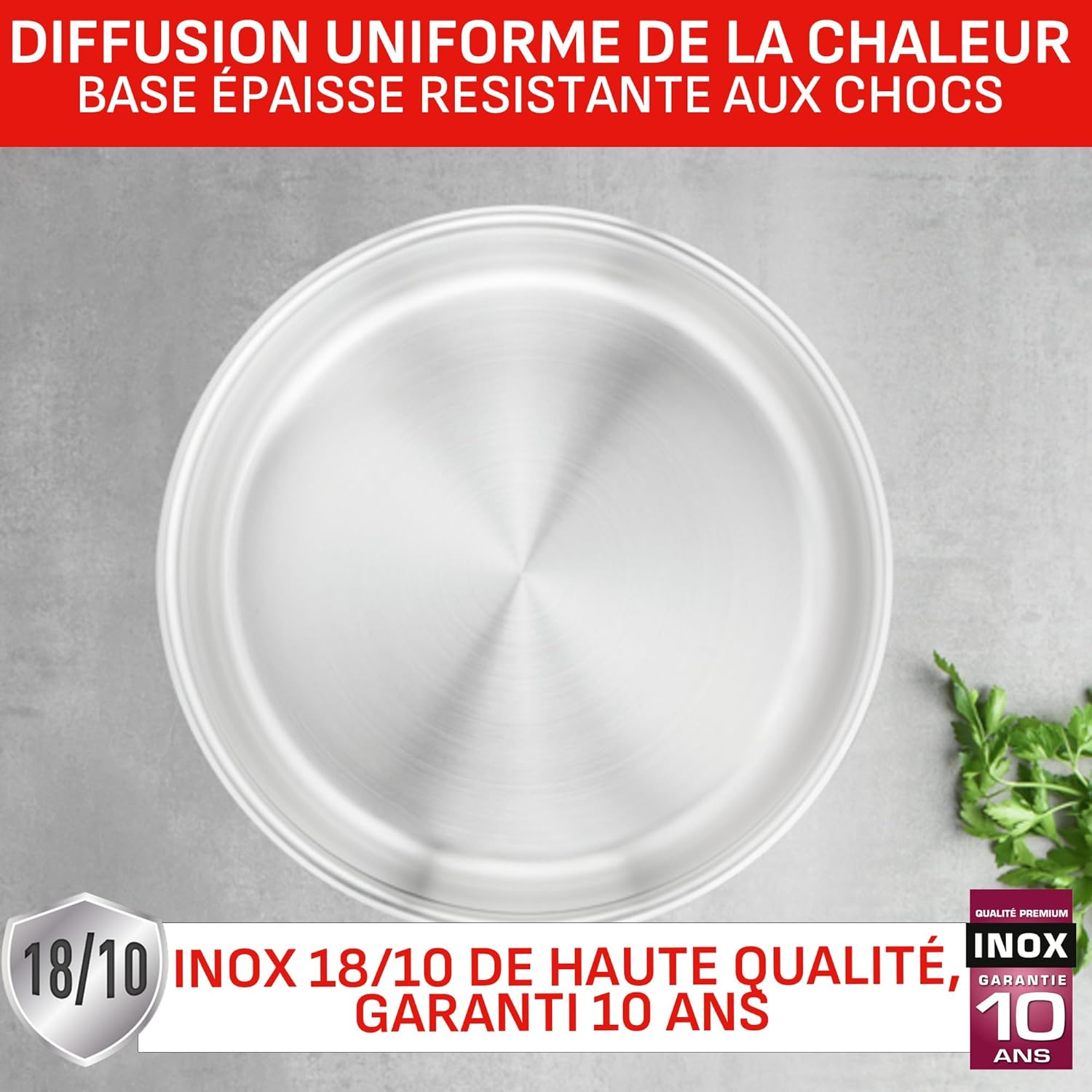 Batterie cuisine Ingenio 20 pièces poêles casseroles poignées amovibles induction antiadhésif empilable lavable