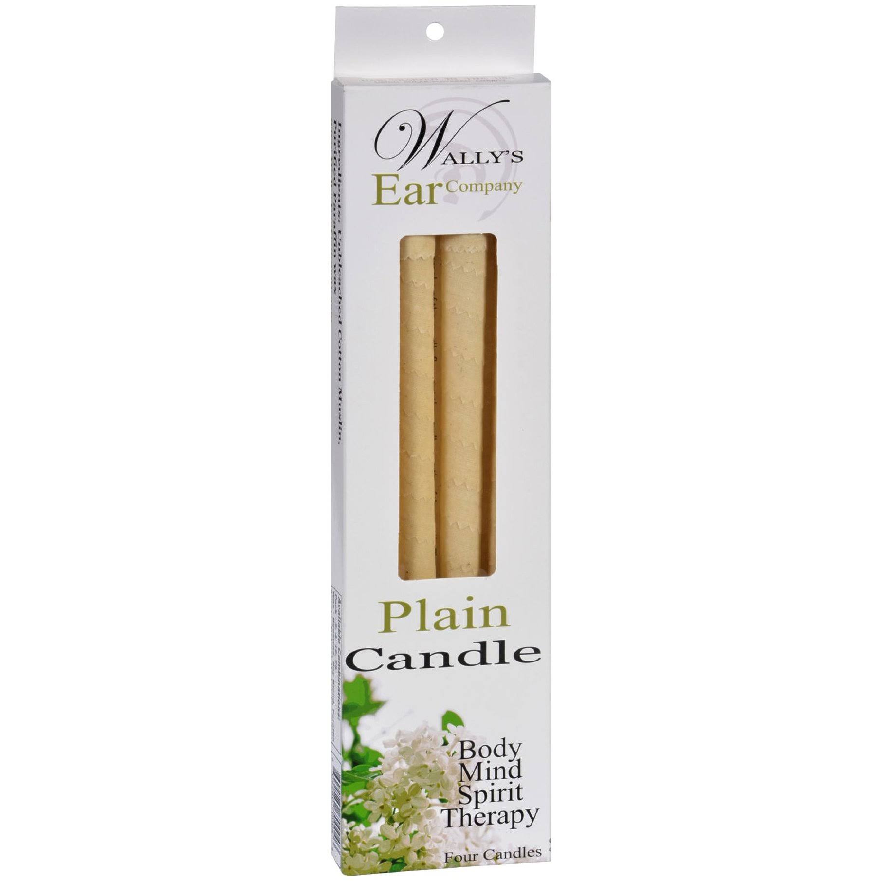 Wally's Candle - Plain - 4 Candles