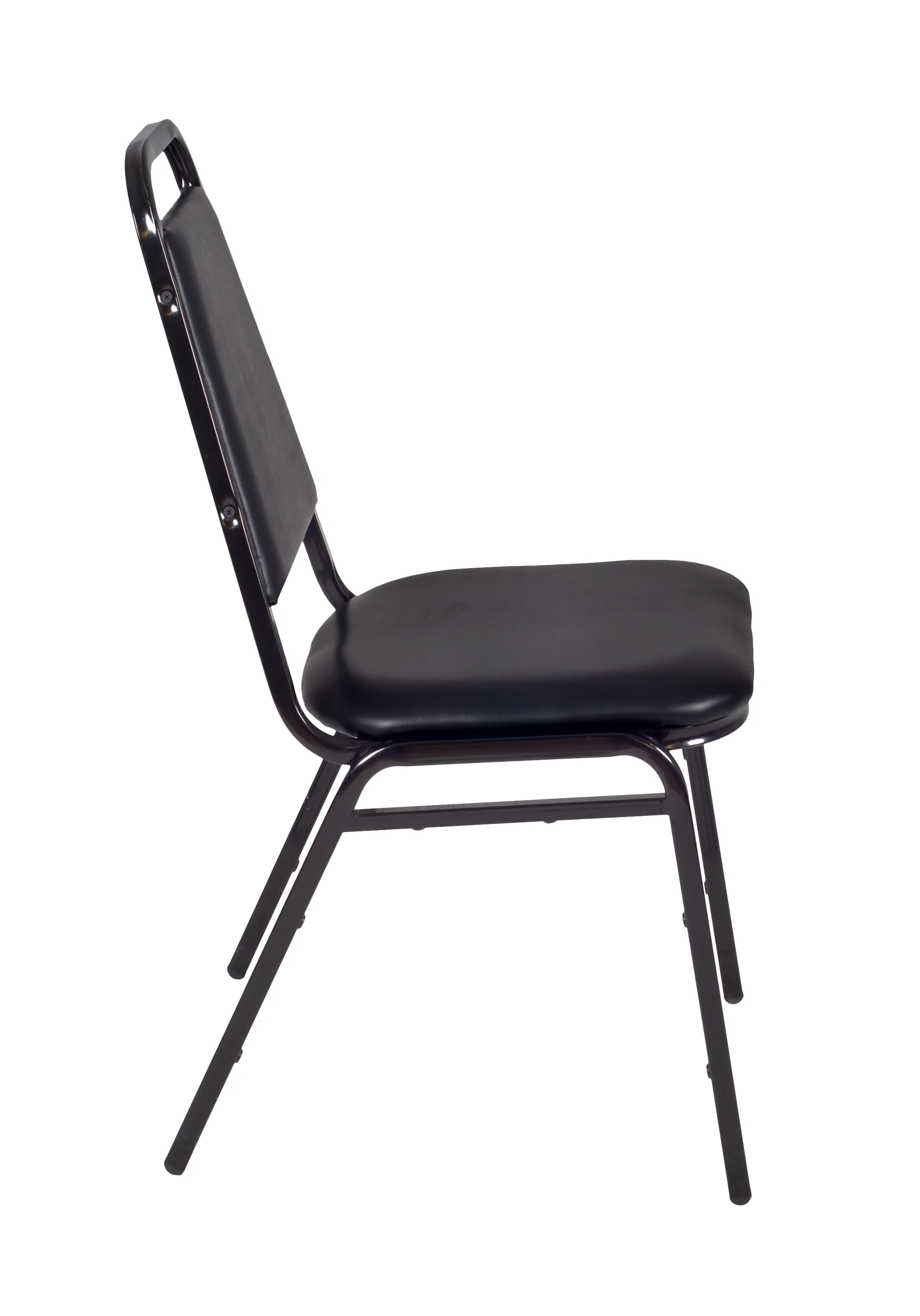 Regency Restaurant Stack Chairs, Black, PK40 8029BK40PK