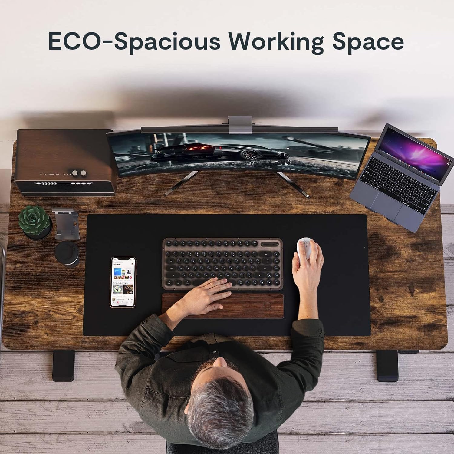 FLEXISPOT EN1 Whole-Piece Standing Desk