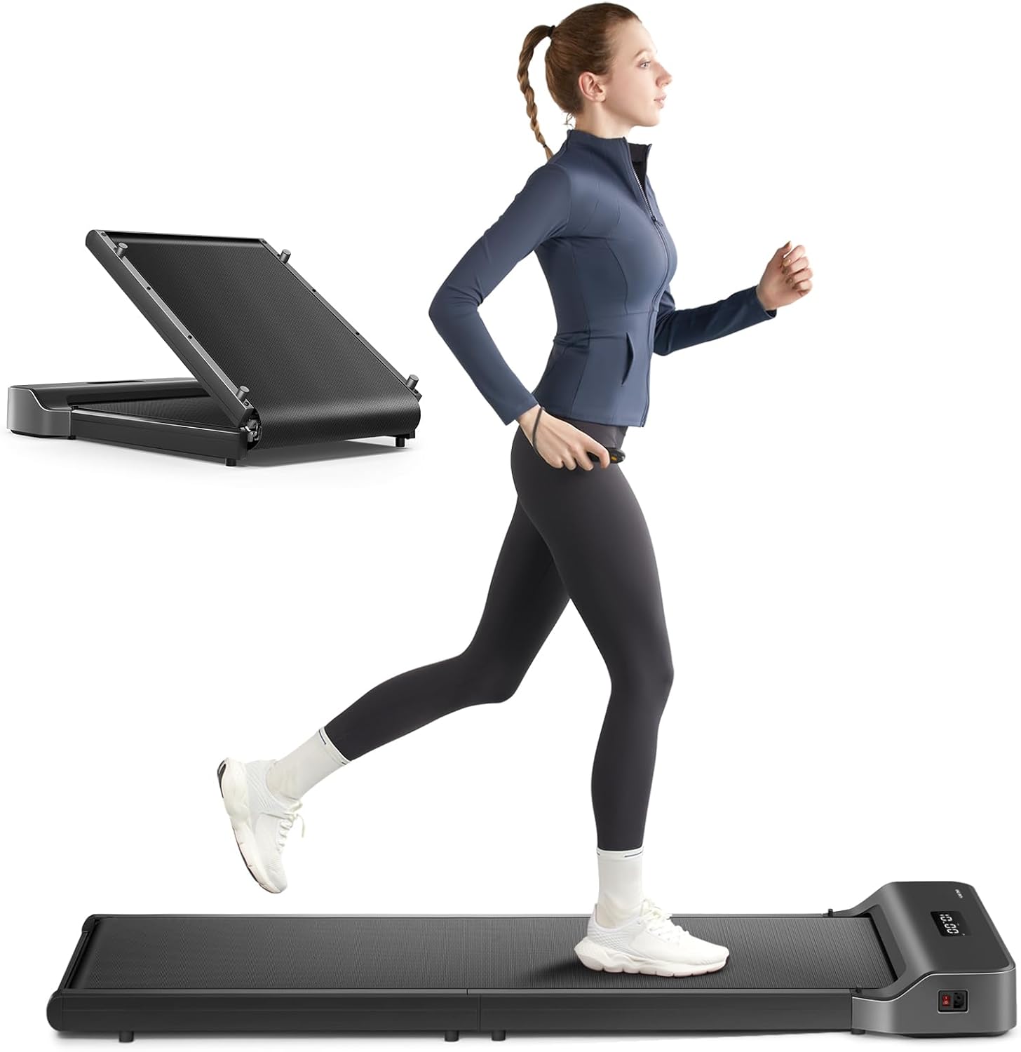 Tapis de marche pliable WalkingPad 6 km/h silencieux télécommande maison bureau
