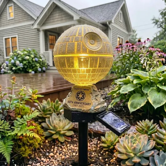 60th Anniversary Enterprise NCC-1701 Solar Garden Light