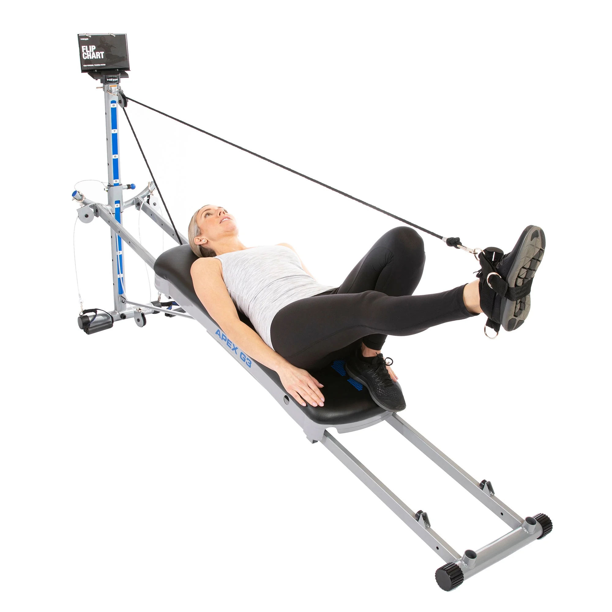 Total Gym APEX G5 Home Fitness Incline Weight Trainer Equipment W/ 10 Resistance Levels
