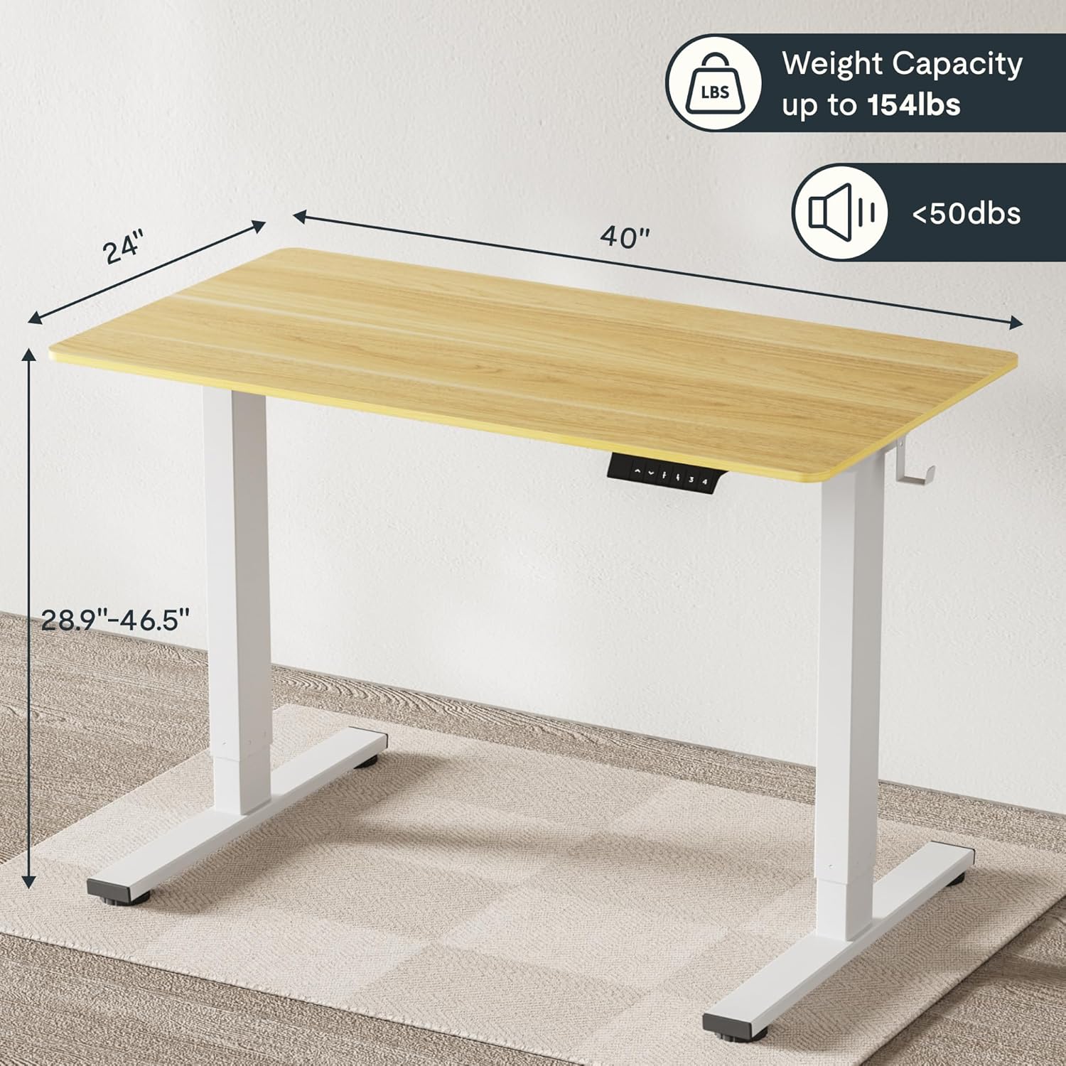FLEXISPOT EN1 Whole-Piece Standing Desk