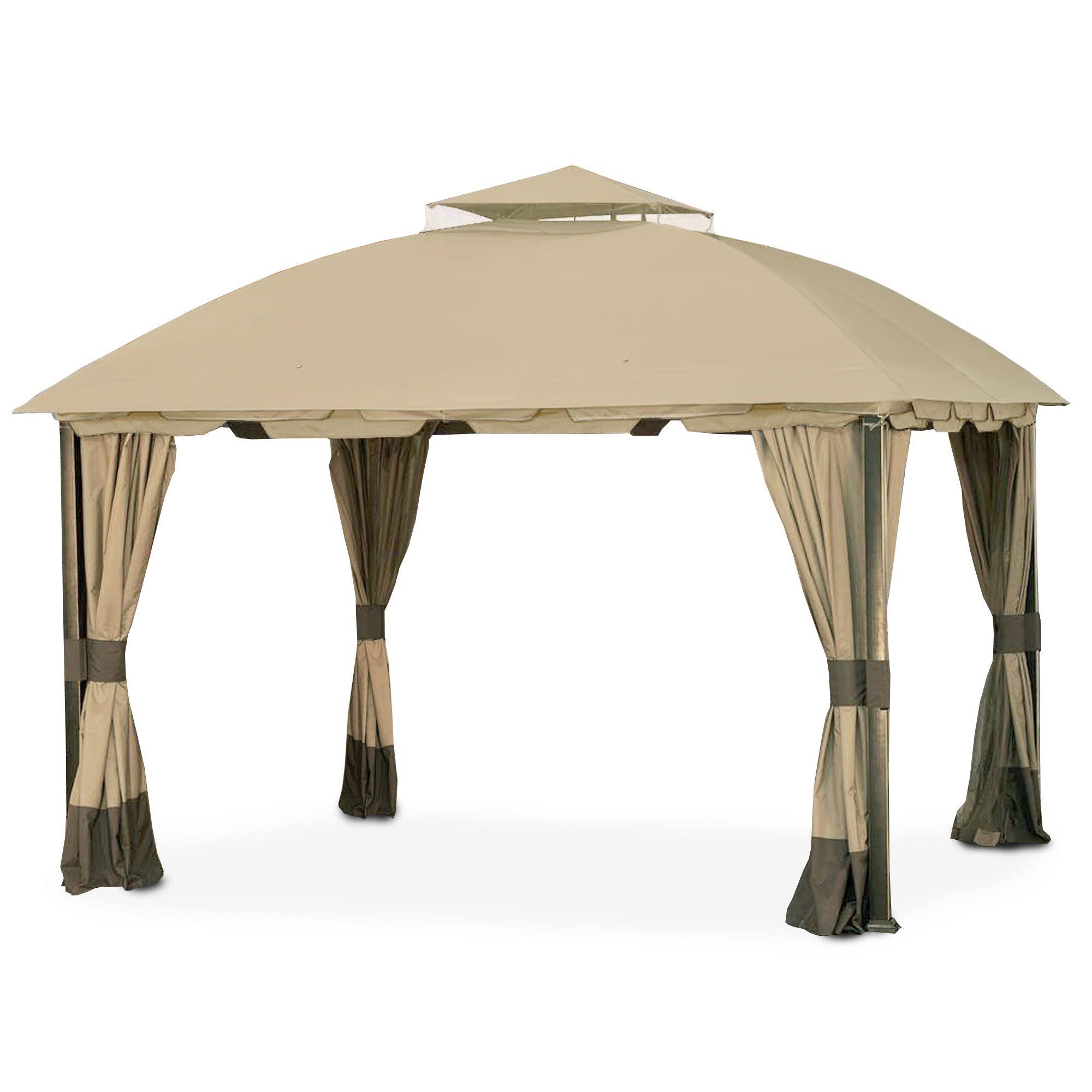 Garden Winds Replacement Canopy for The South Hampton Gazebo-RipLock 350