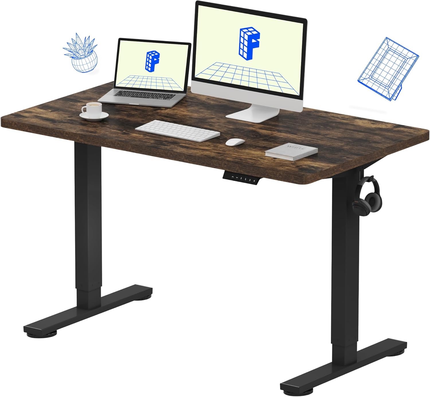 FLEXISPOT EN1 Whole-Piece Standing Desk