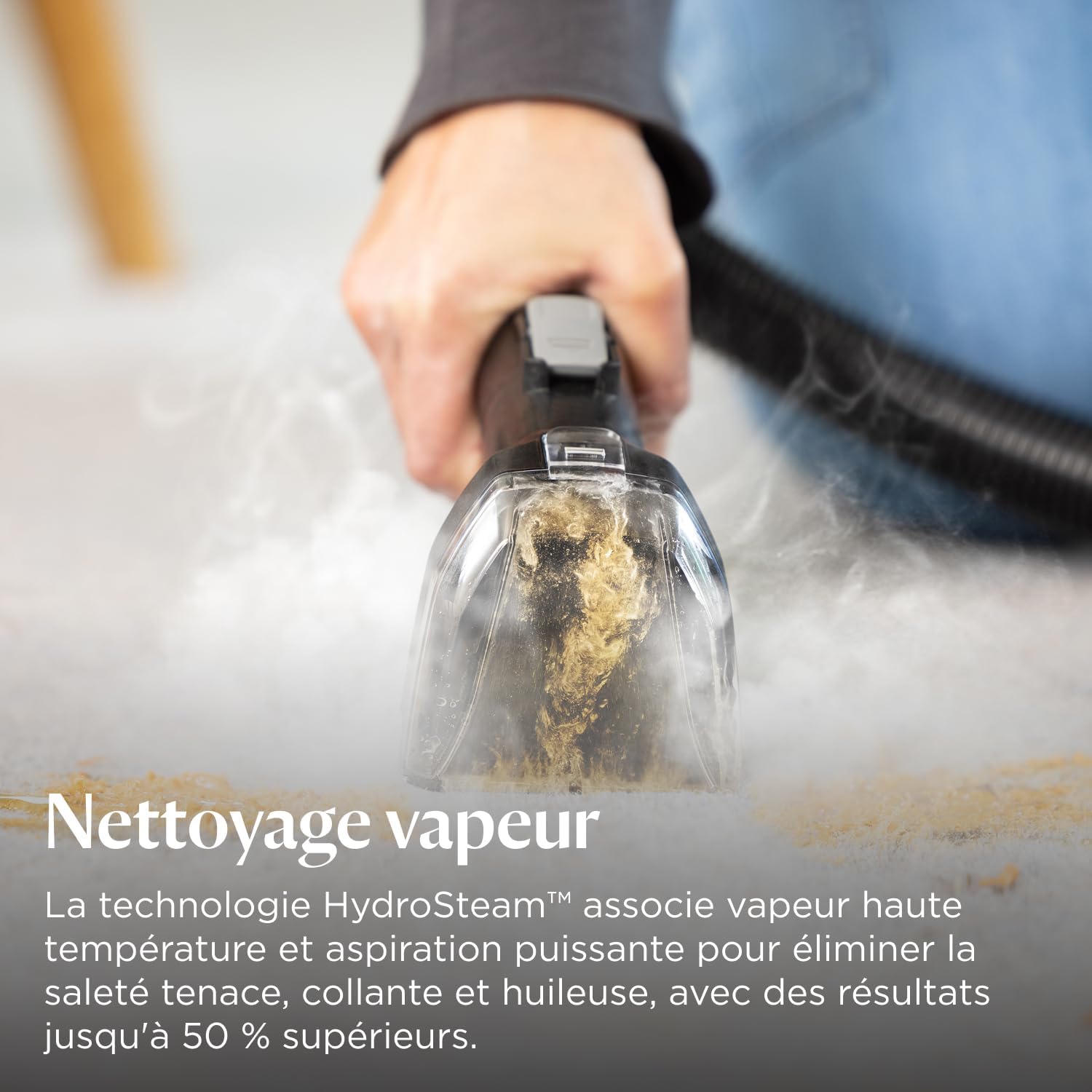 Shampouineuse canapé SpotClean HydroSteam 1000W nettoyage vapeur tapis moquettes meubles tissus voiture 3689N