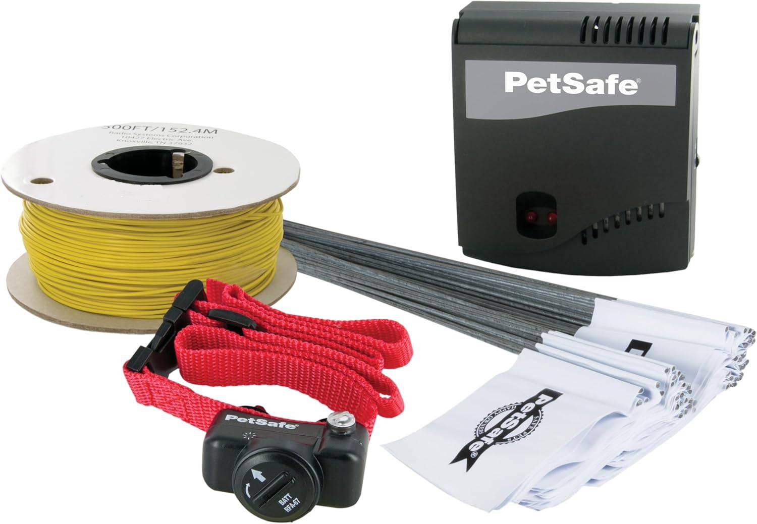 Clôture anti fugue avec fil pour chien plus de 3,6 kg 4 niveaux étanche