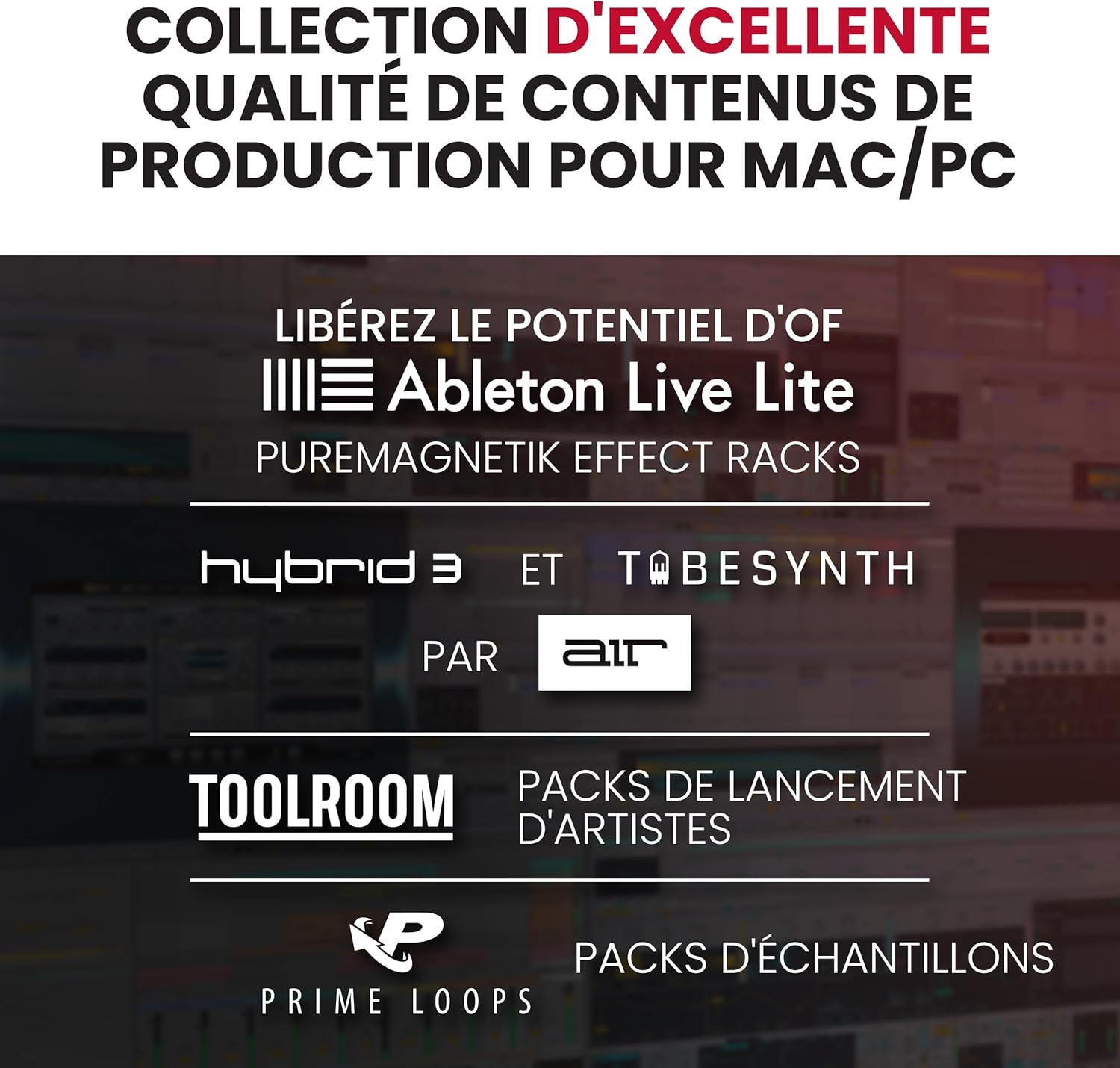 Contrôleur MIDI APC40 MKII USB matrice 5x8 molettes faders logiciels inclus