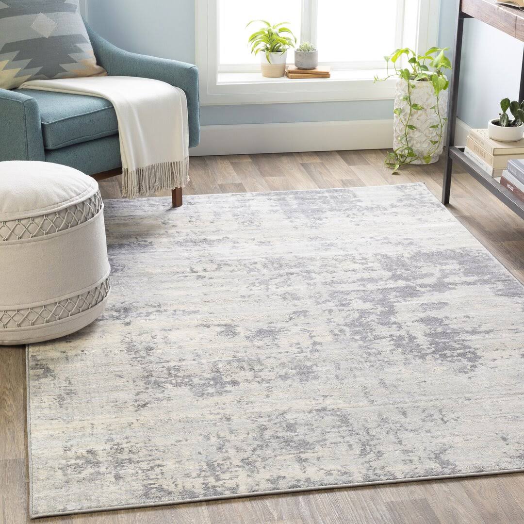 Manzanares Beige/Gray Area Rug Williston Forge Rug Size: Rectangle 4'3