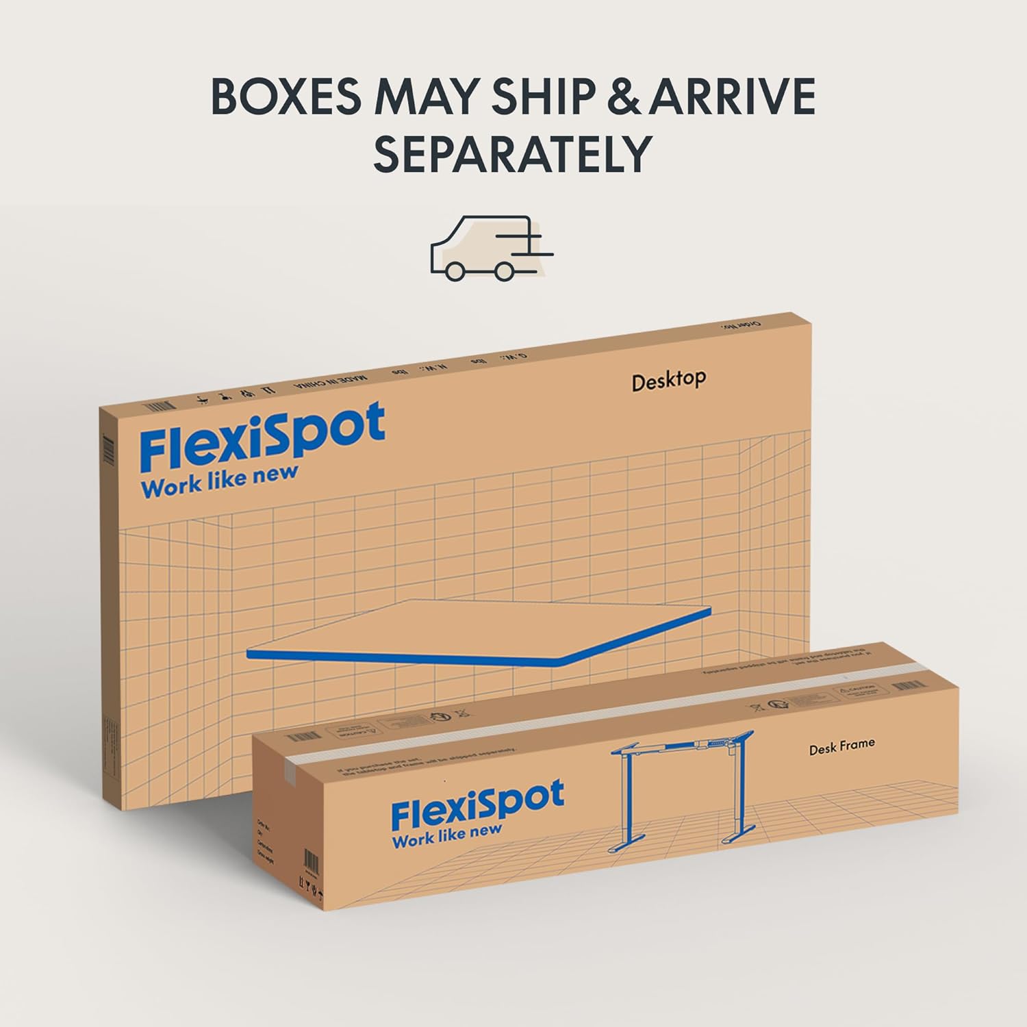 FLEXISPOT EN1 Whole-Piece Standing Desk