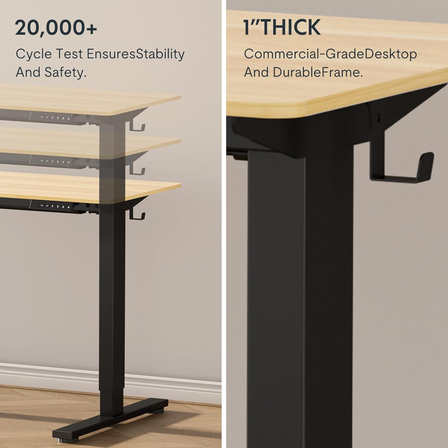 FLEXISPOT EN1 Whole-Piece Standing Desk
