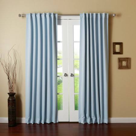 Best Home Fashion Blackout Curtain Panel, Size: 52 x 72, Blue